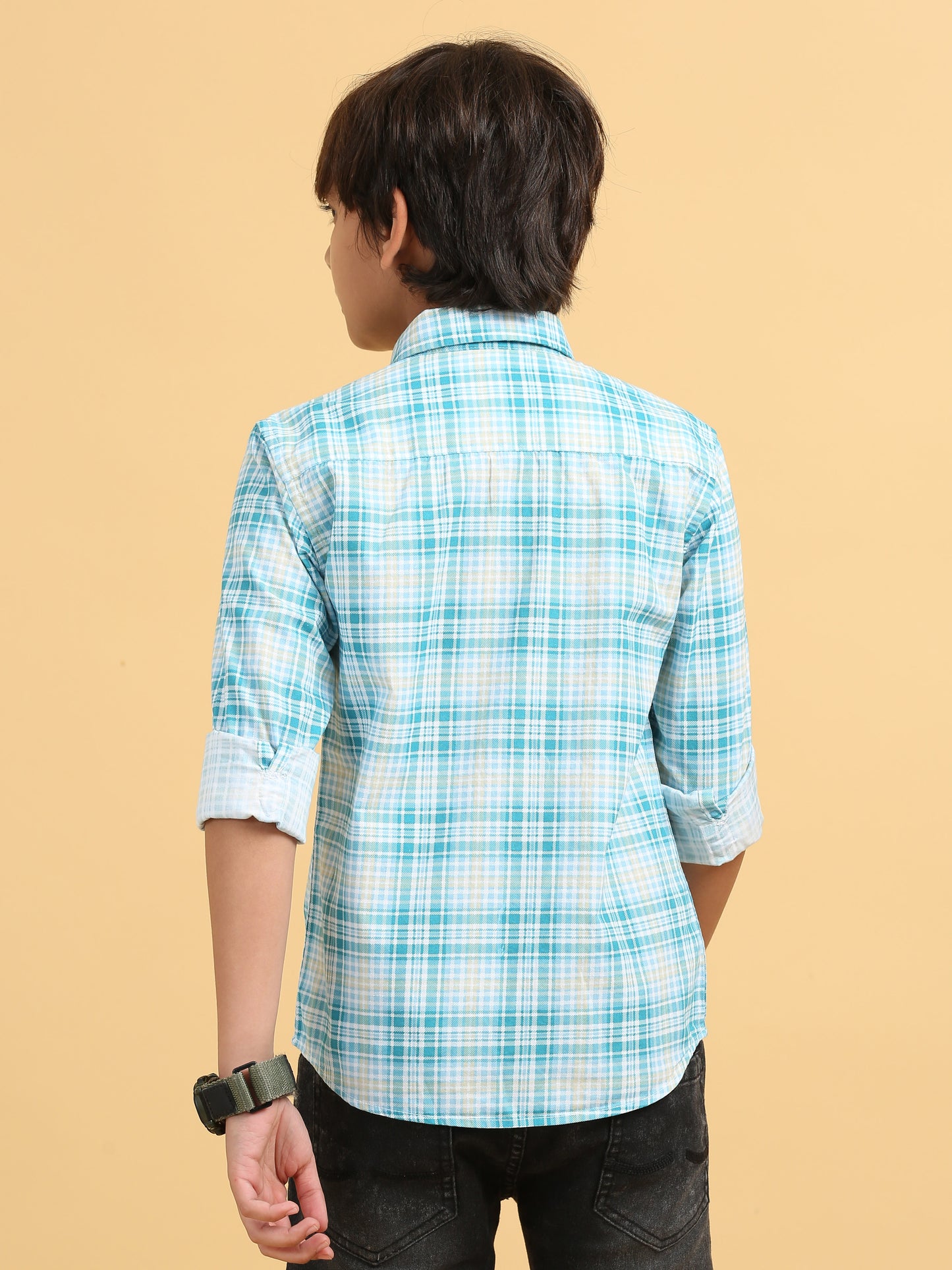Eastern Blue Laffer Checks Shirt