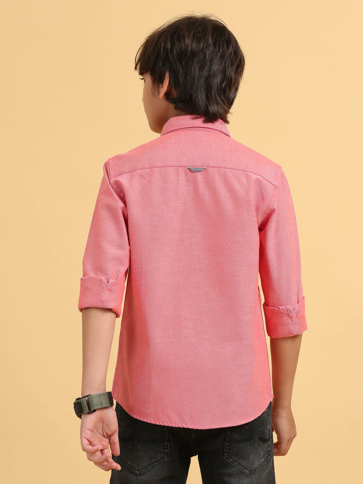 Red Oxford Solid Shirt