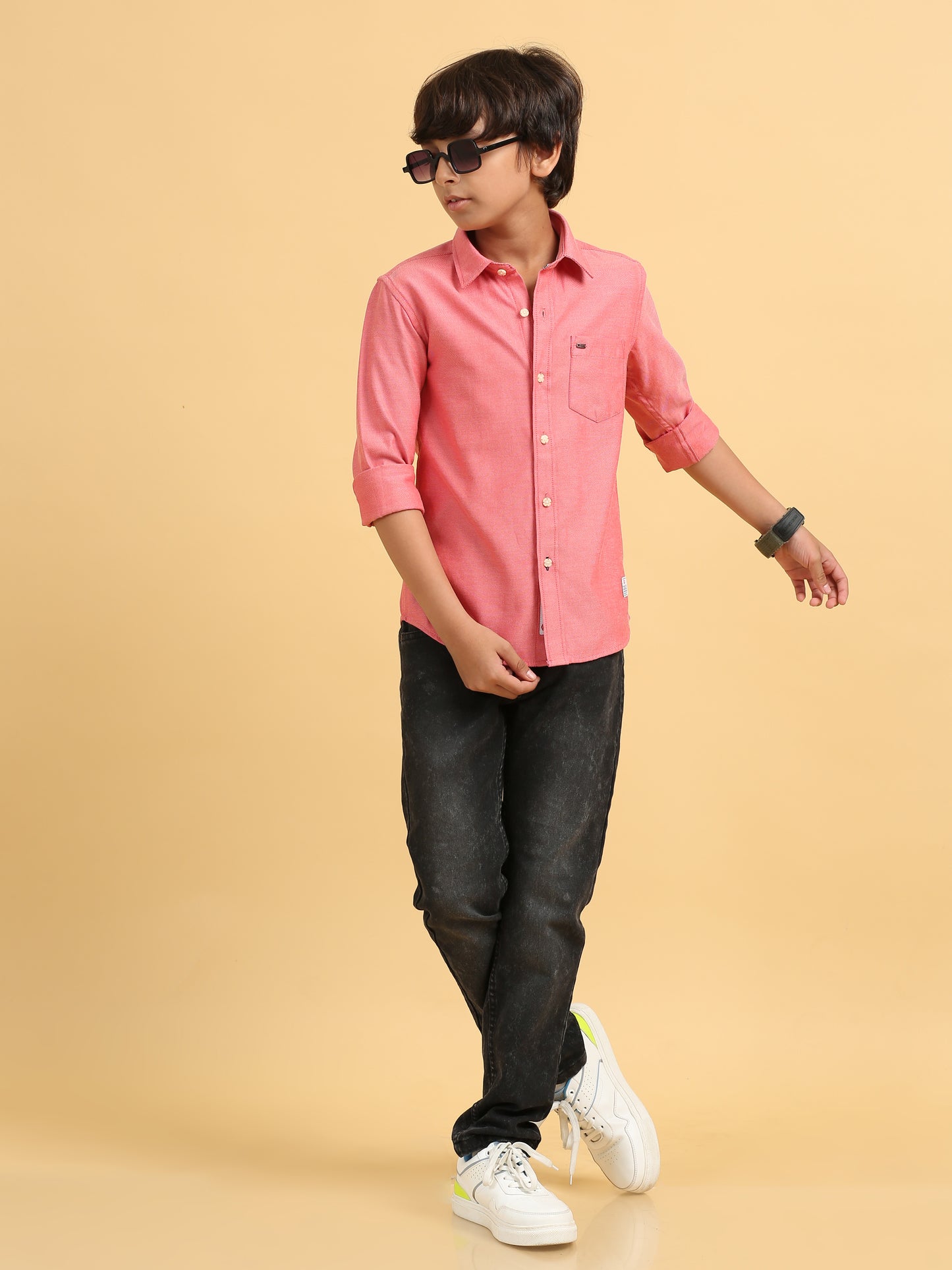 Red Oxford Solid Shirt