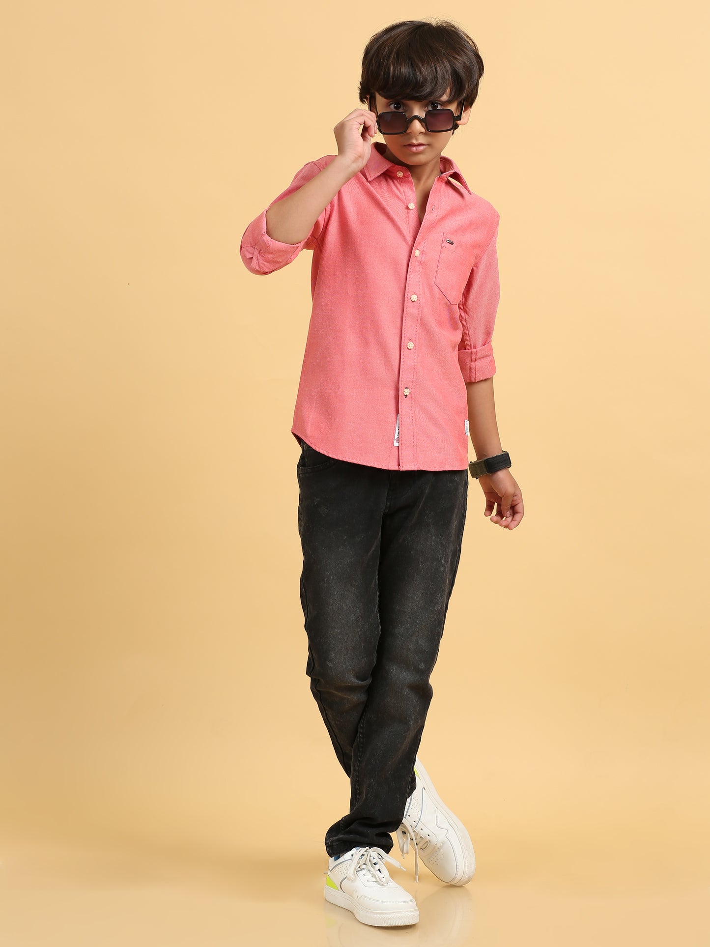 Red Oxford Solid Shirt