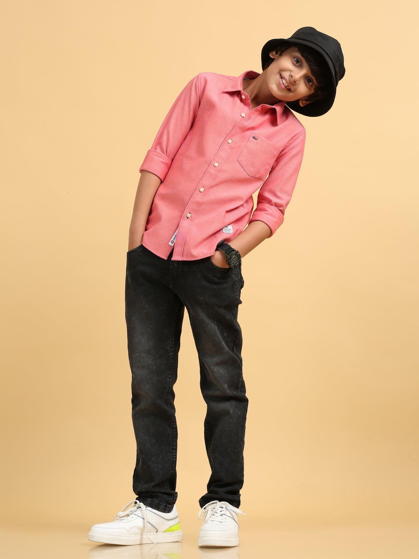 Red Oxford Solid Shirt