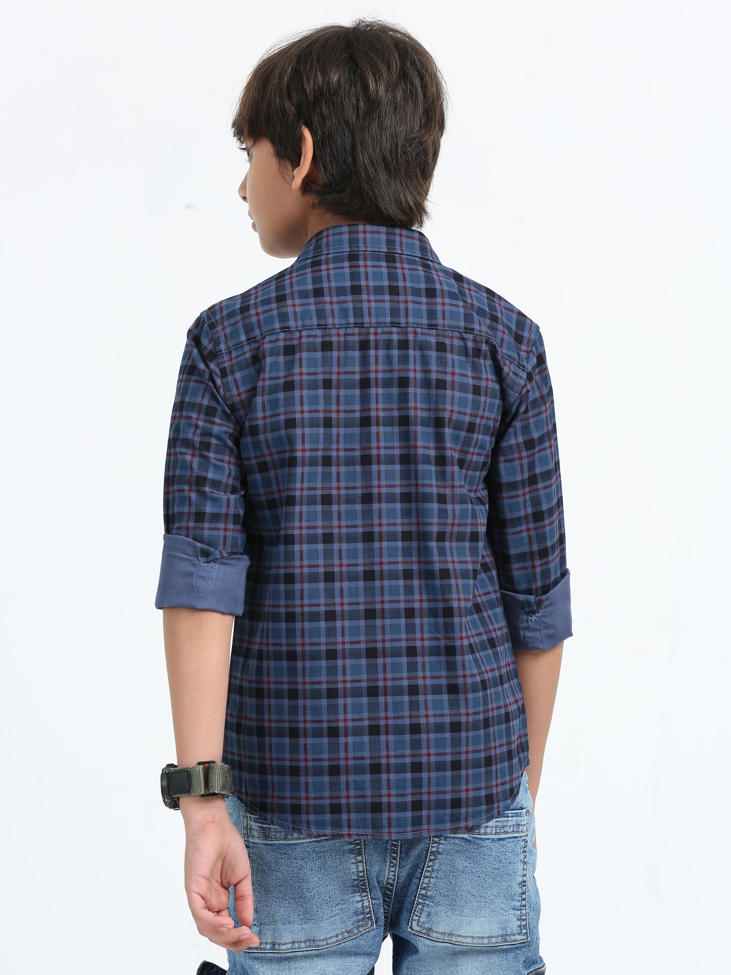 Blue Laffer Checks Shirt