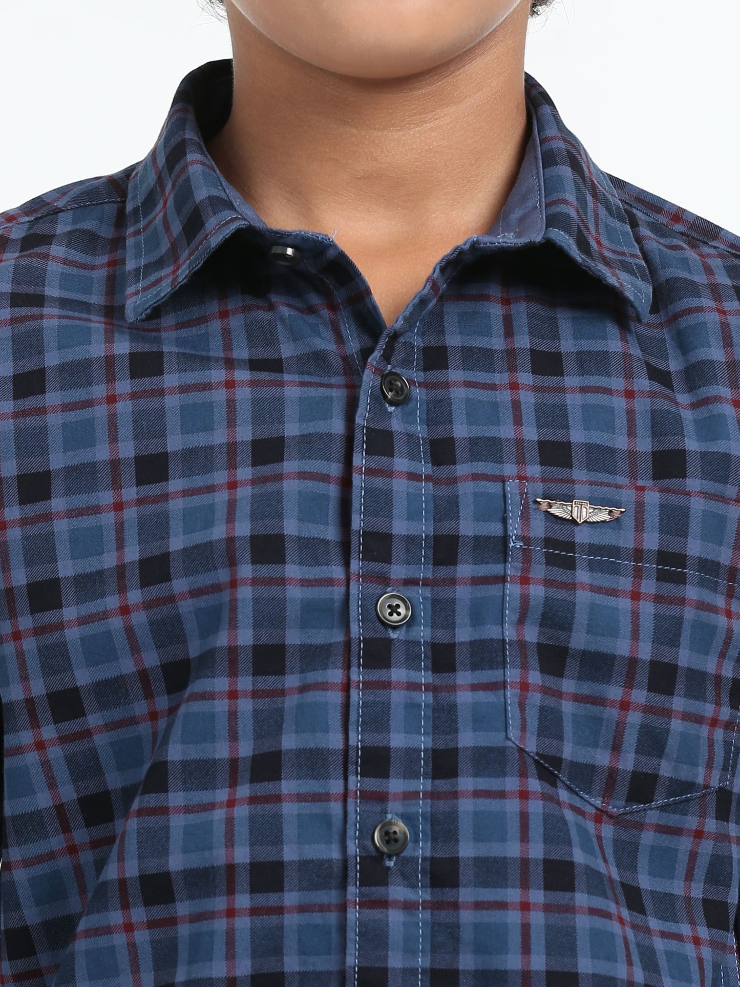 Blue Laffer Checks Shirt