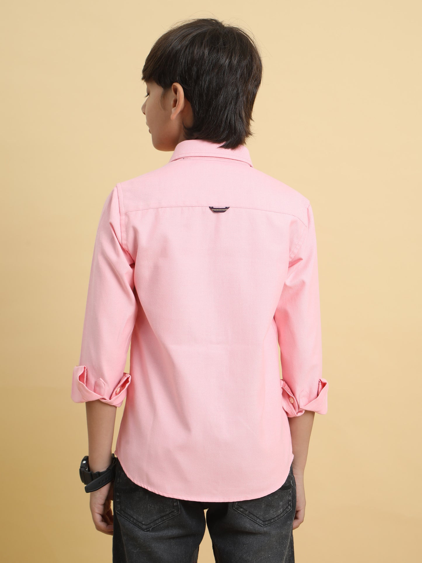 Pink Oxford Solid Shirt