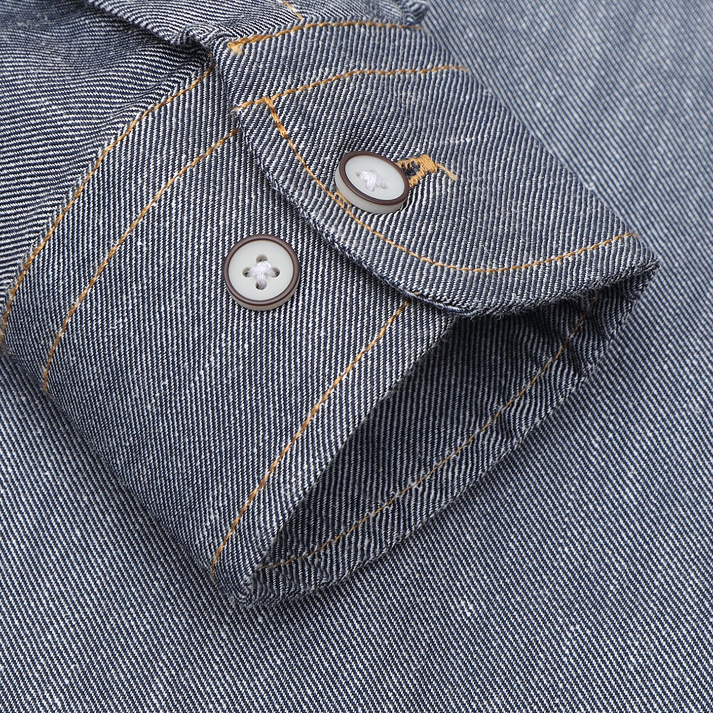 Silver Blue Denim Solid Shirt for Boys