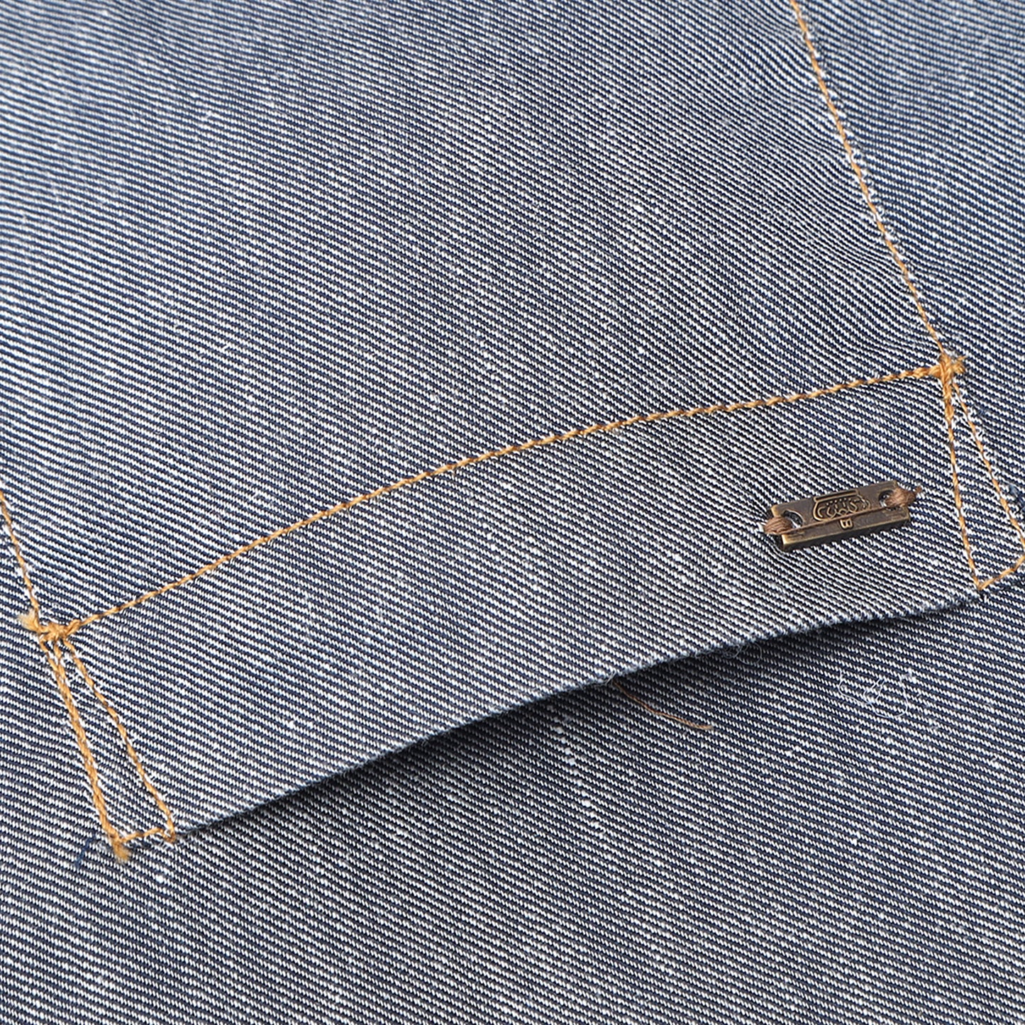 Silver Blue Denim Solid Shirt for Boys