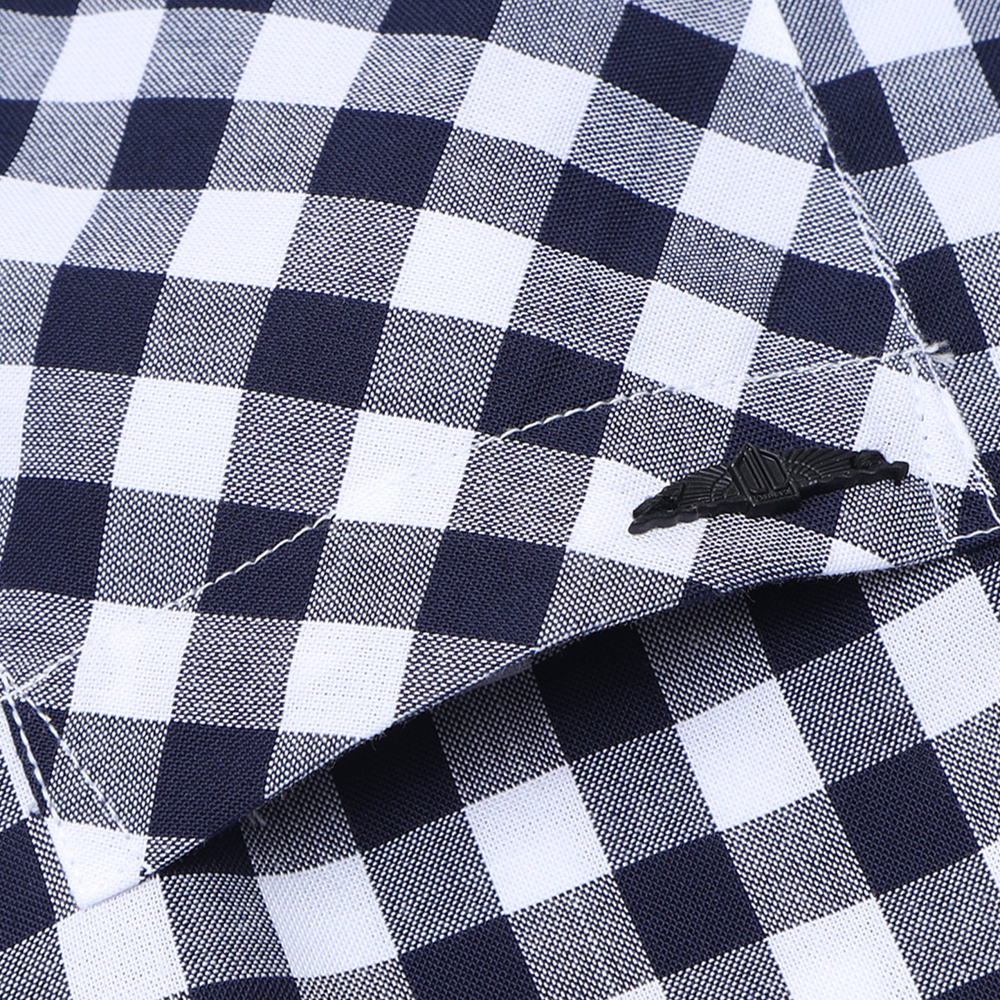 Navy Oxford Checks Shirt for Boys