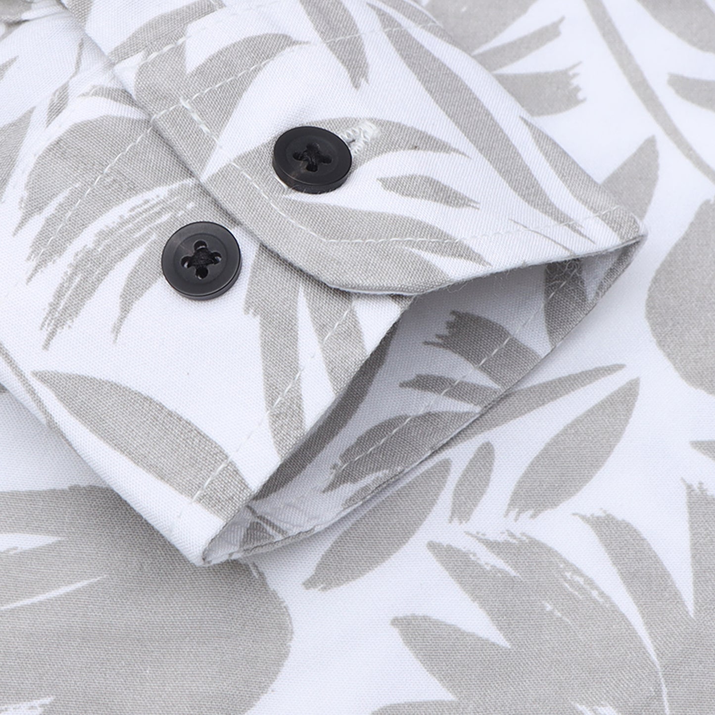 Ash Brown Rayon Printed Shirt for Boys
