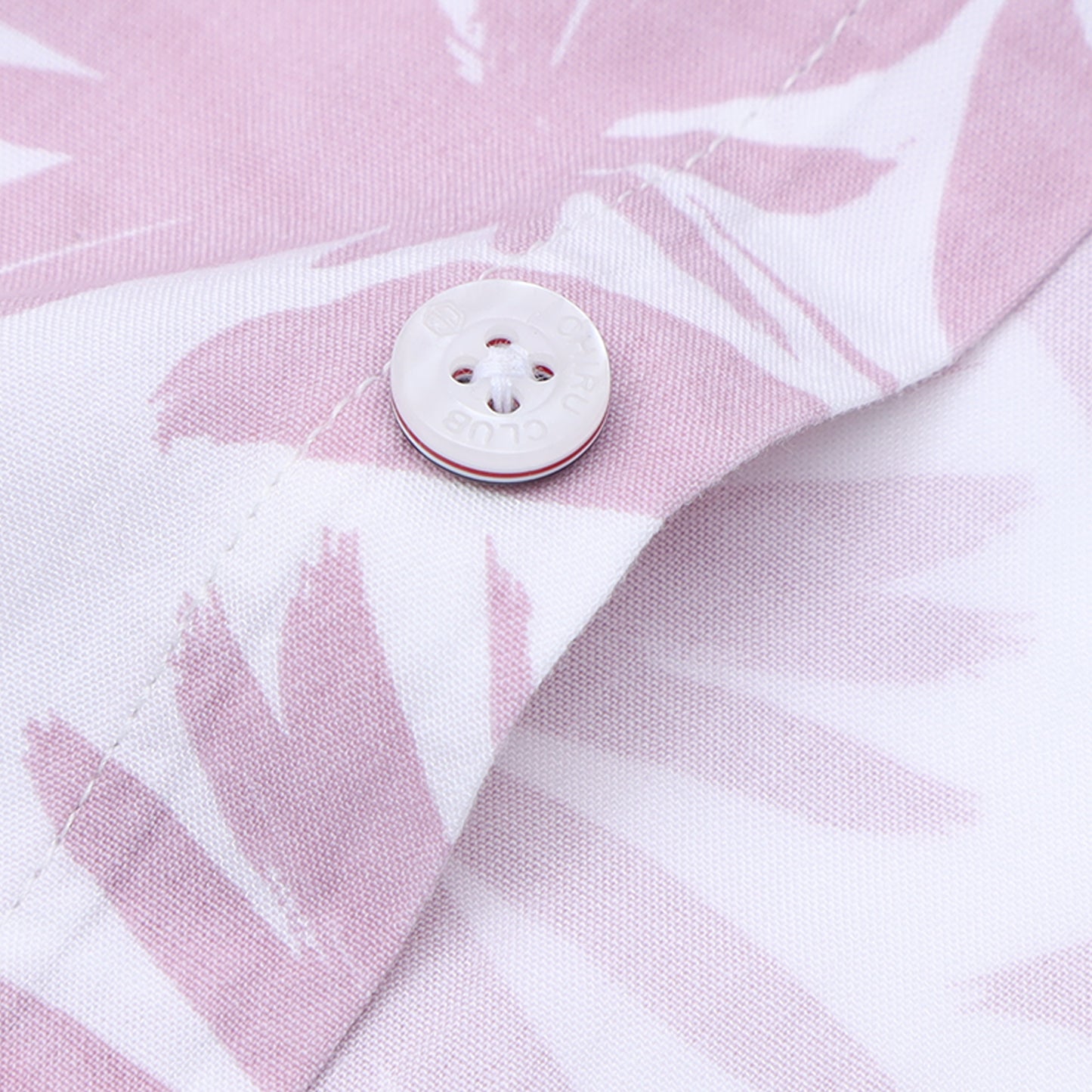 Salmon Pink Rayon Printed Shirt for Boys