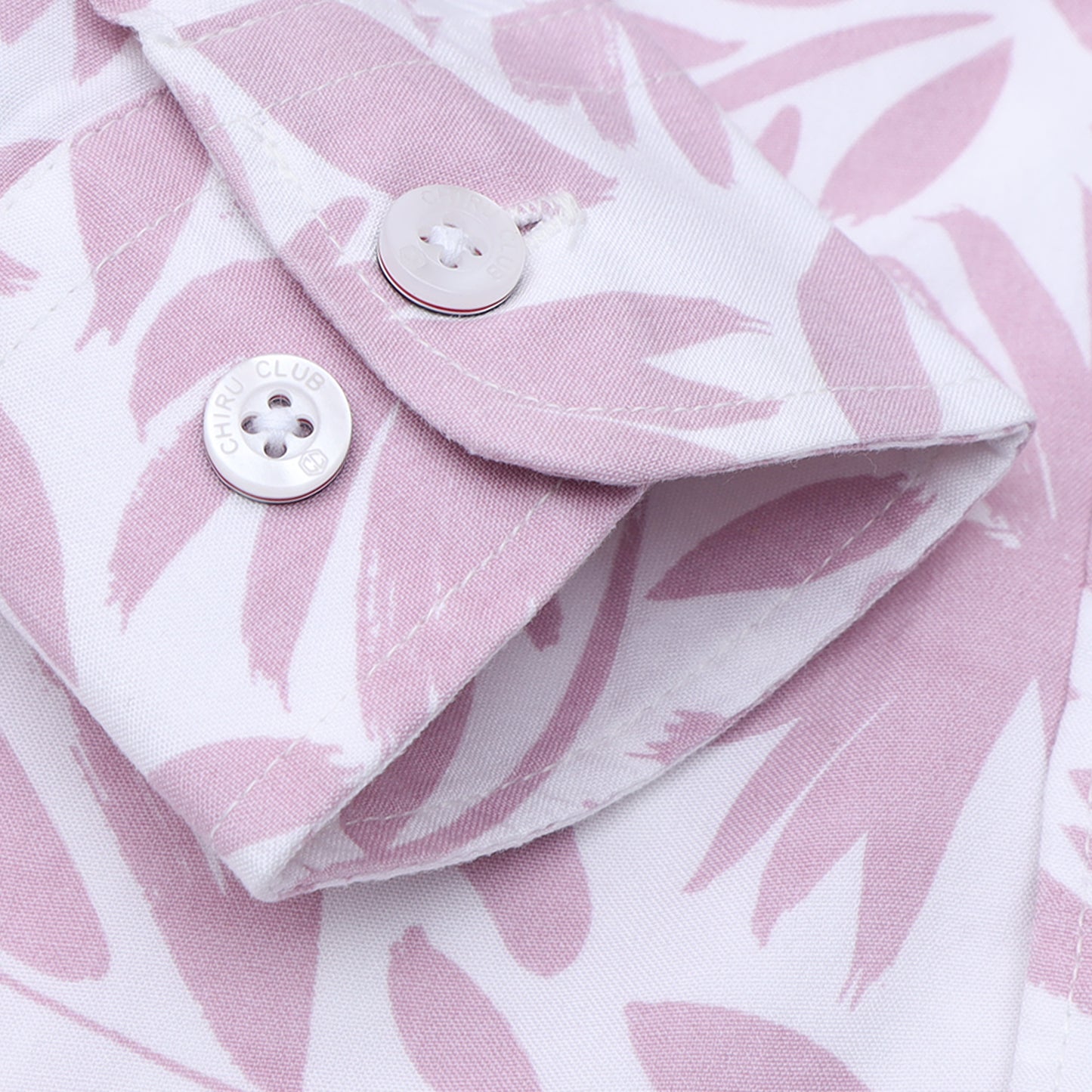 Salmon Pink Rayon Printed Shirt for Boys