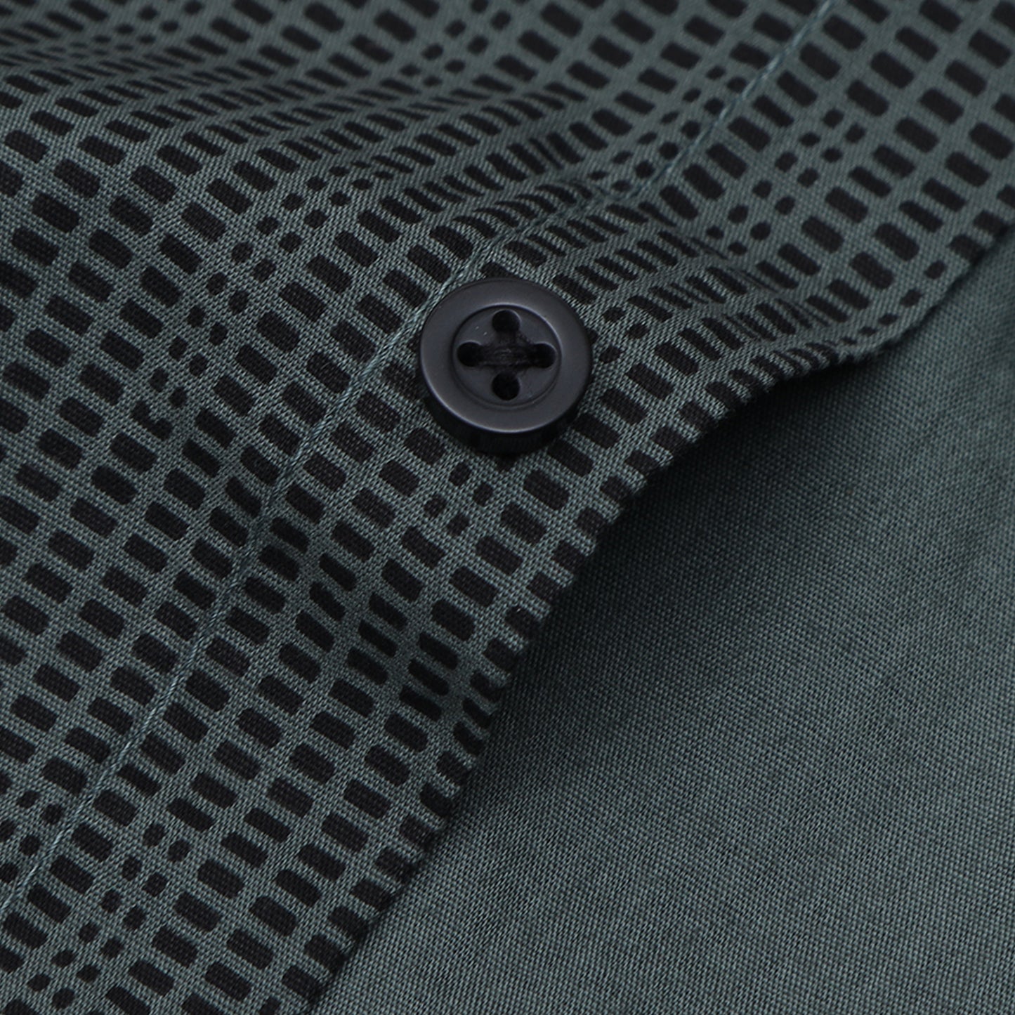 Olive Green Laffer Print Shirt for Boys