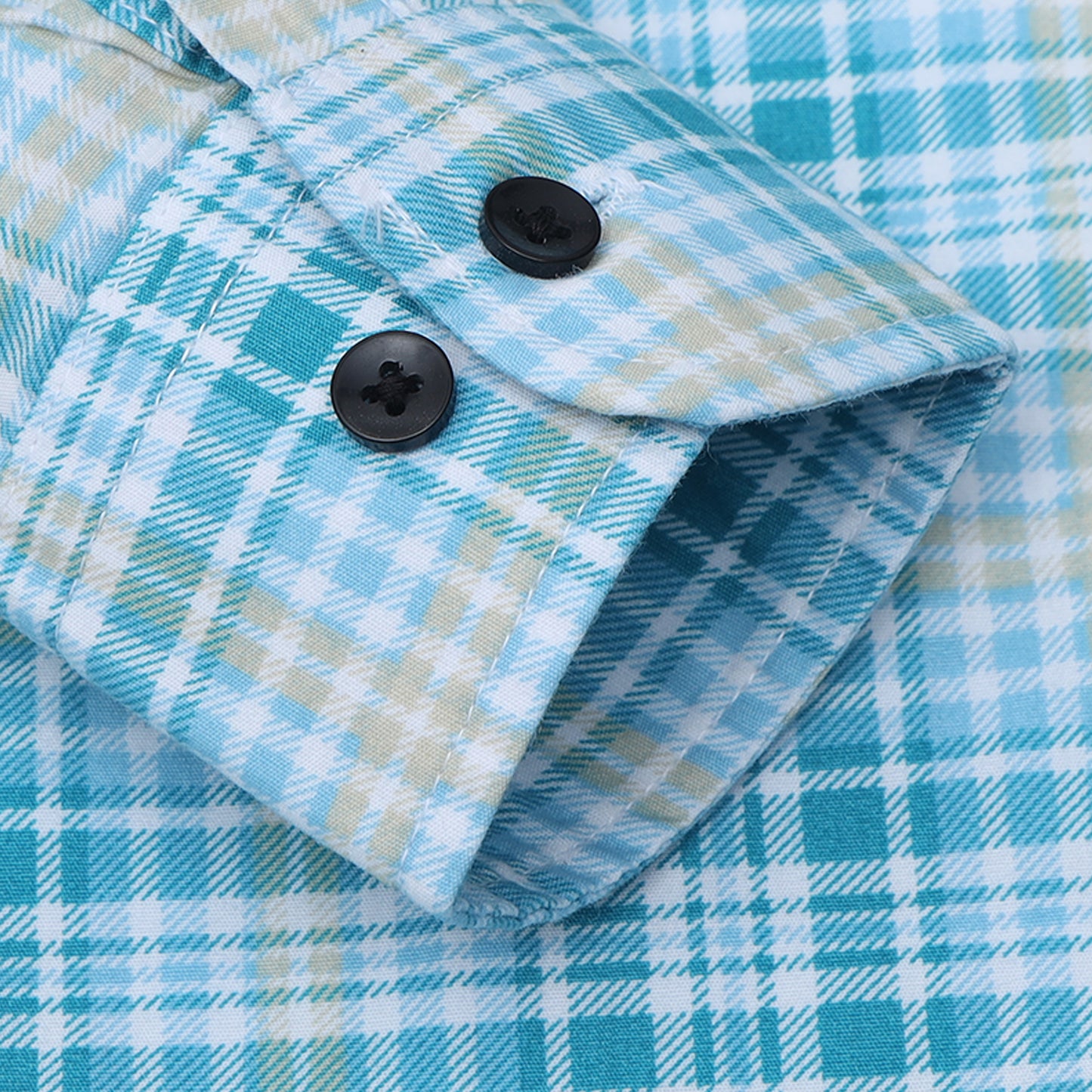 Eastern Blue Laffer Checks Shirt for Boys