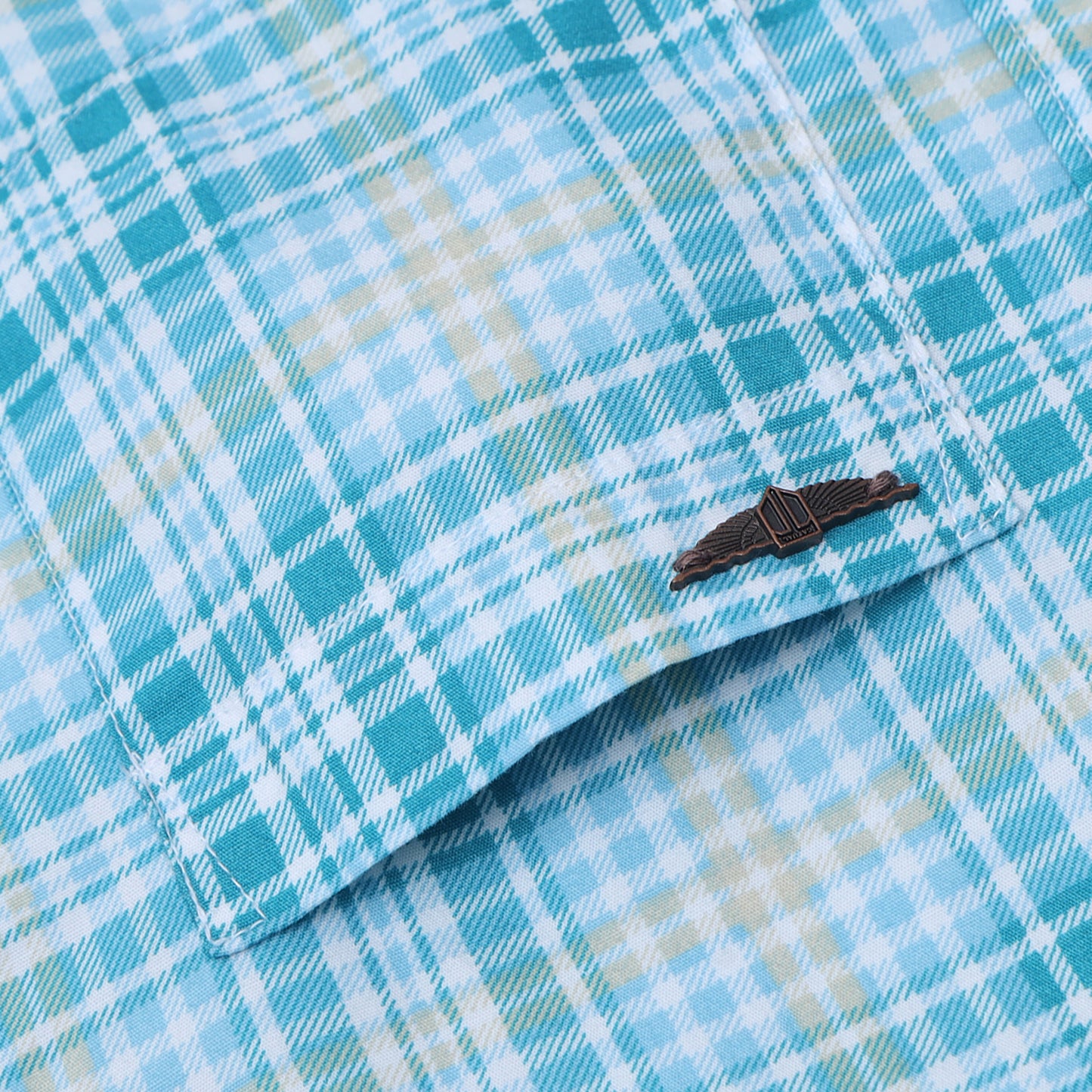 Eastern Blue Laffer Checks Shirt for Boys