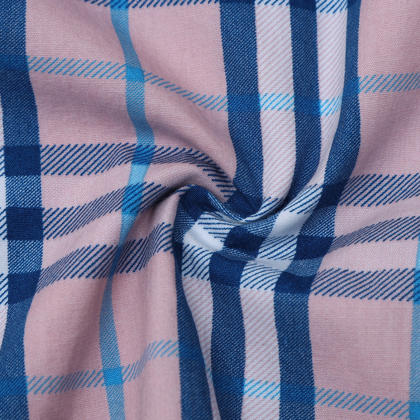 Rose Quartz Laffer Checks Shirt for Boys