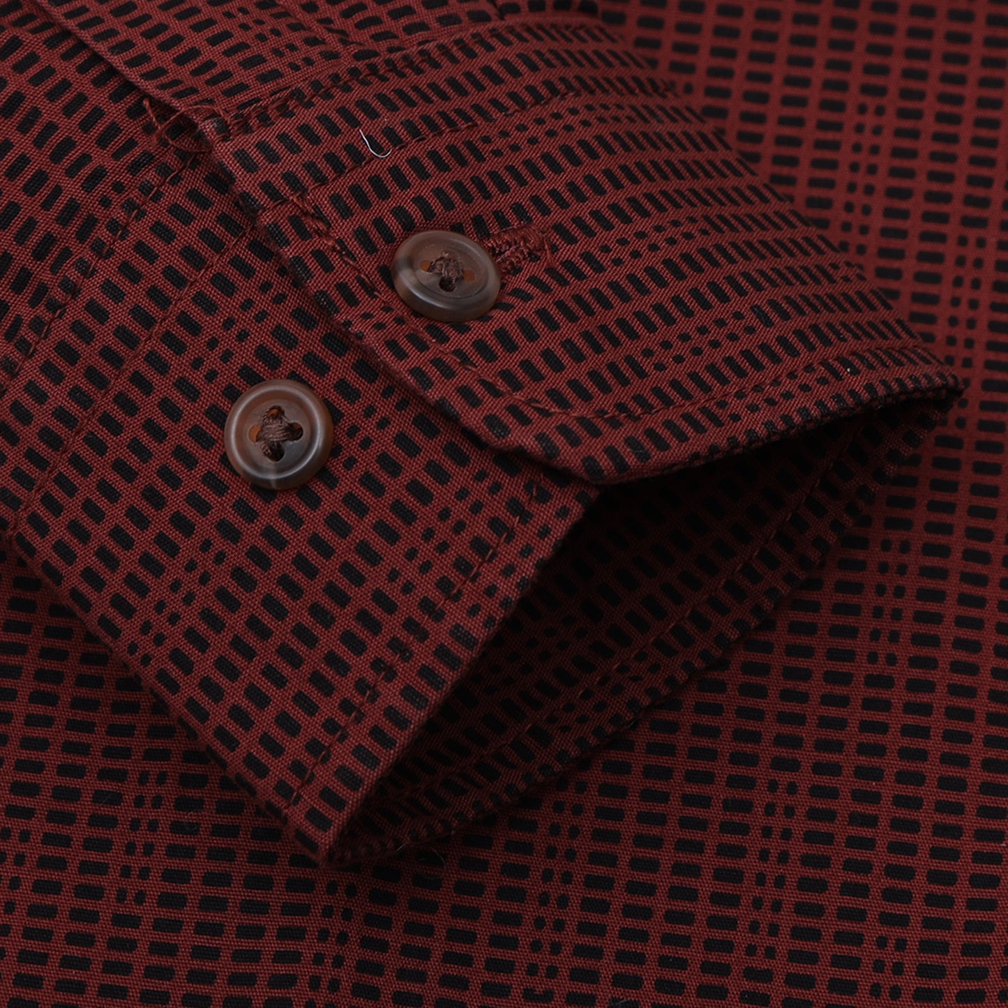 Maroon Laffer Printed Shirt for Boys
