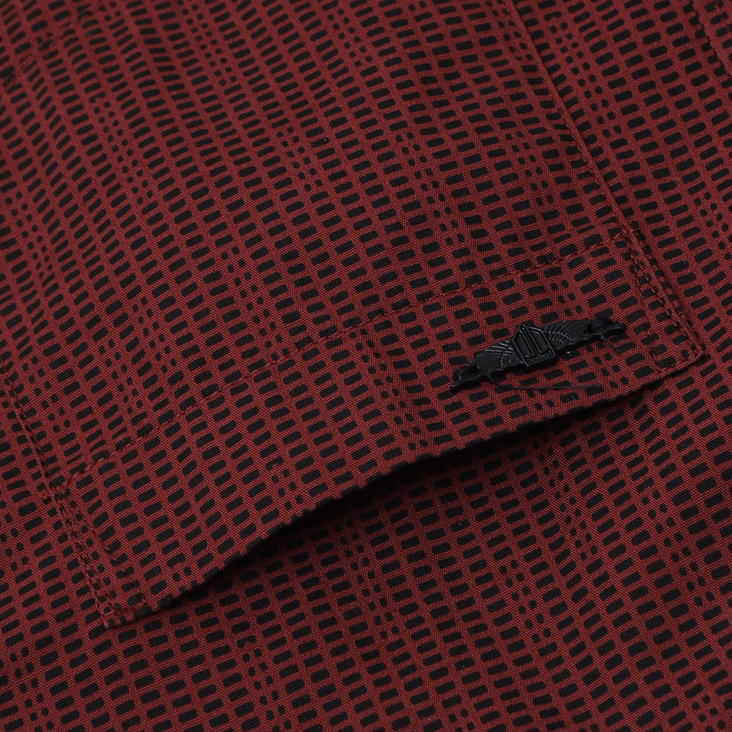 Maroon Laffer Printed Shirt for Boys