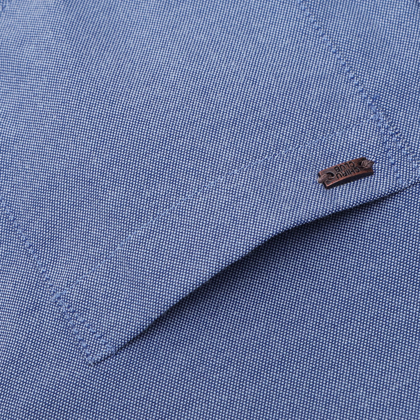 Navy Blue Oxford Solid Shirt for Boys