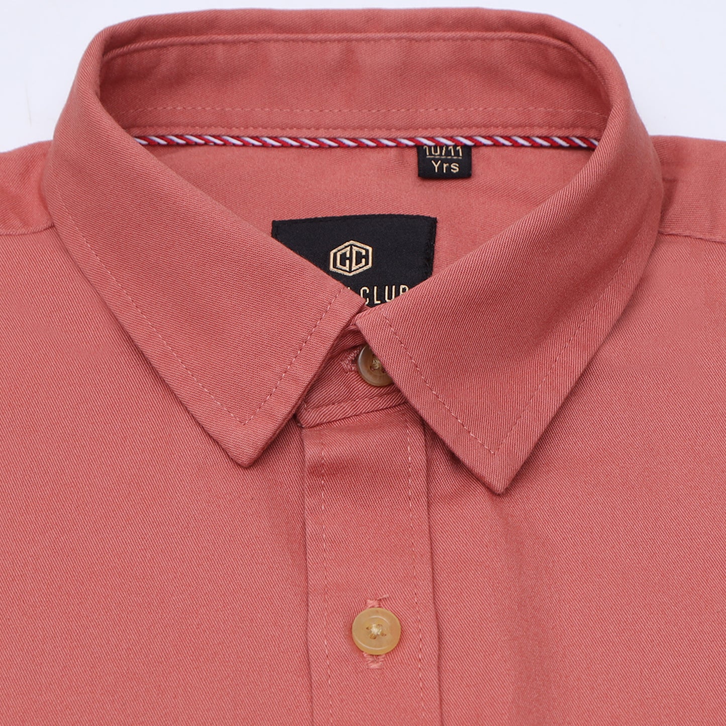 Fuzzy Wuzzy Brown Twill Leather Finish Solid Shirt