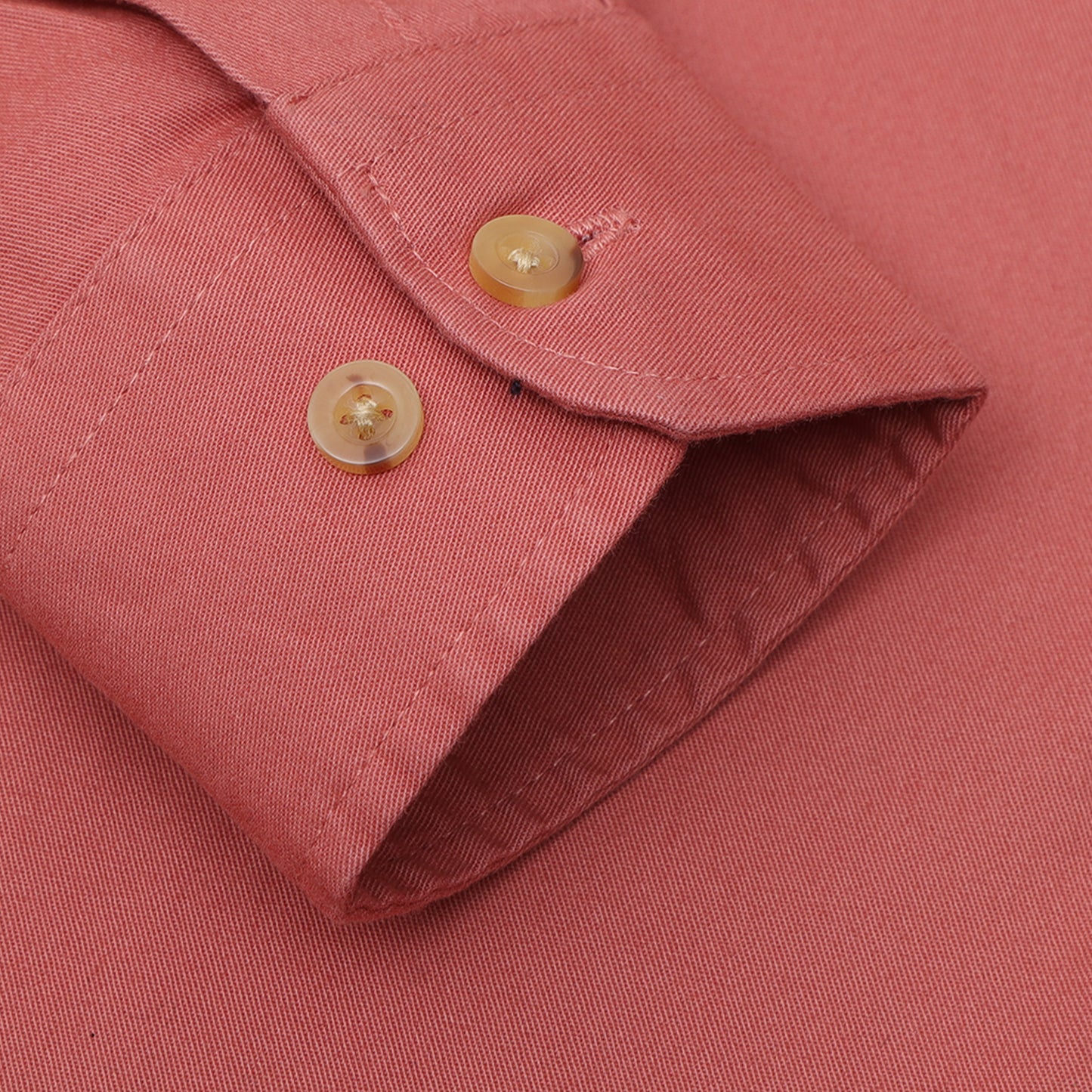 Fuzzy Wuzzy Brown Twill Leather Finish Solid Shirt