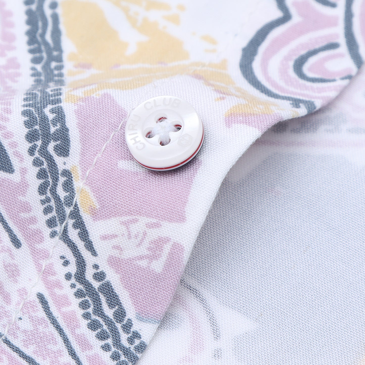 Pink & Grey Rayon Printed Shirt for Boys