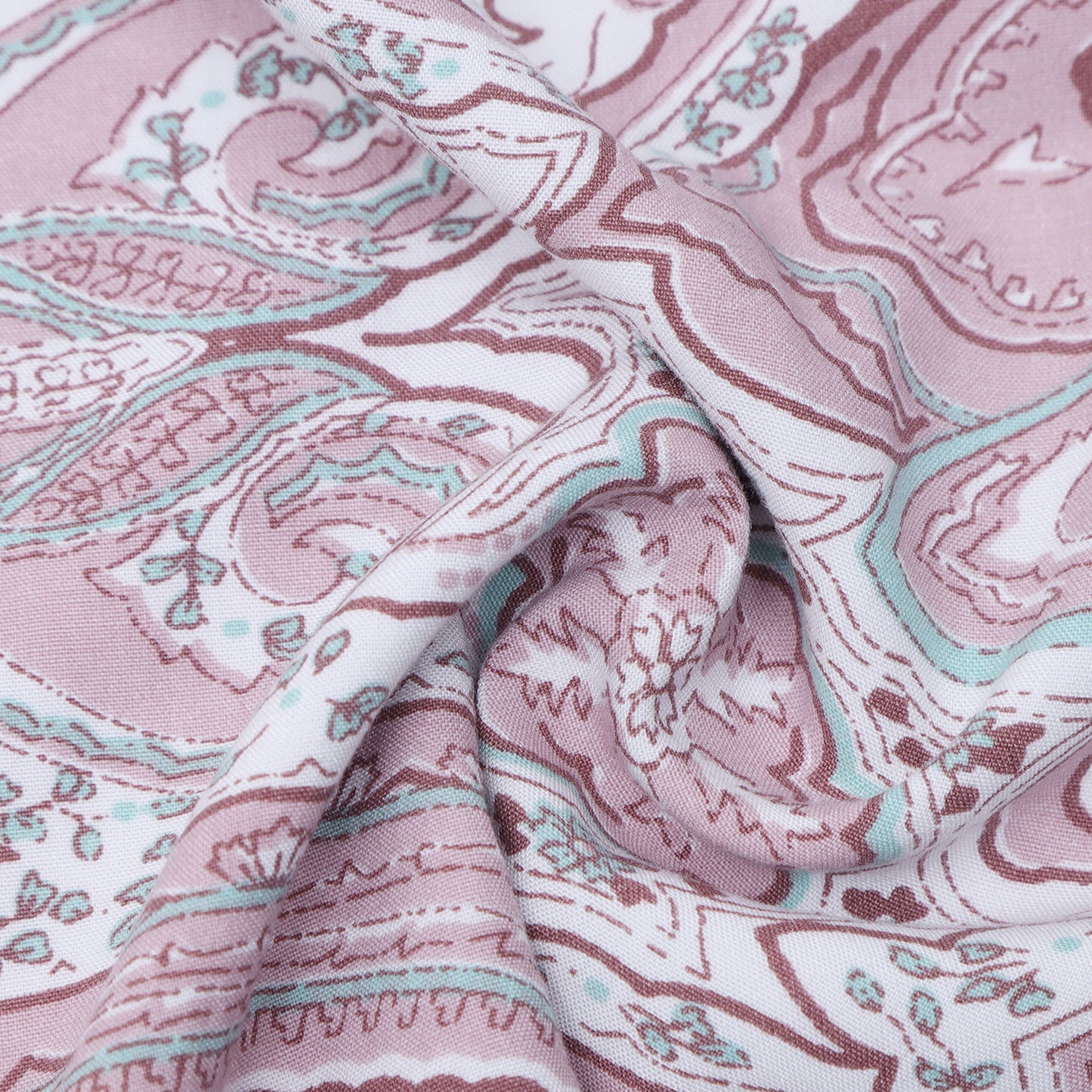 Pink Blossom Rayon Printed Shirt for Boys