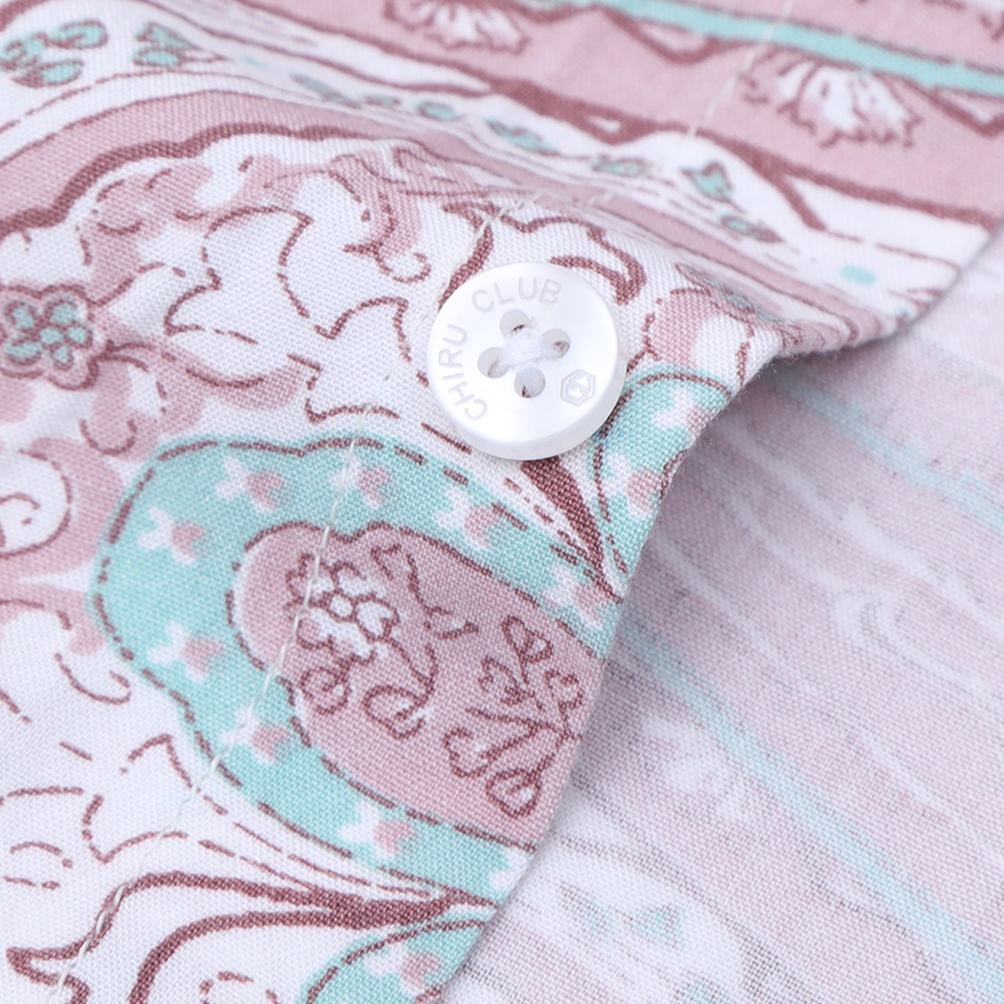 Pink Blossom Rayon Printed Shirt for Boys