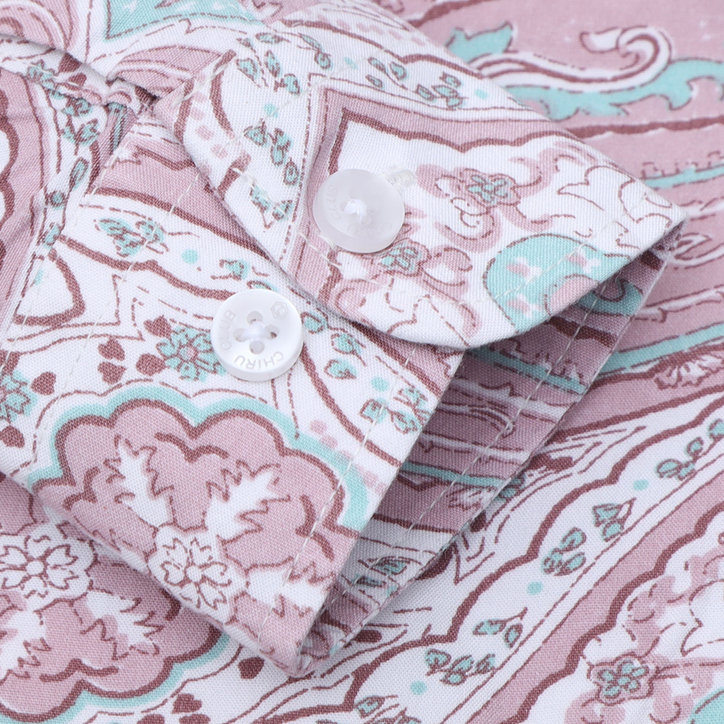 Pink Blossom Rayon Printed Shirt for Boys