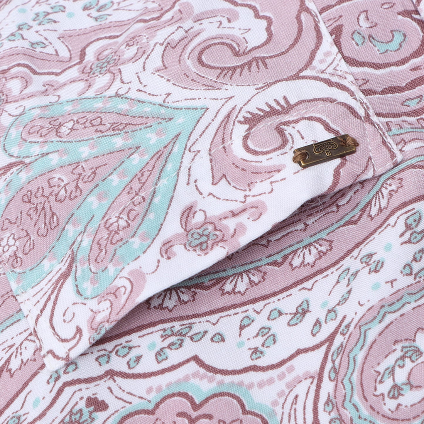 Pink Blossom Rayon Printed Shirt for Boys