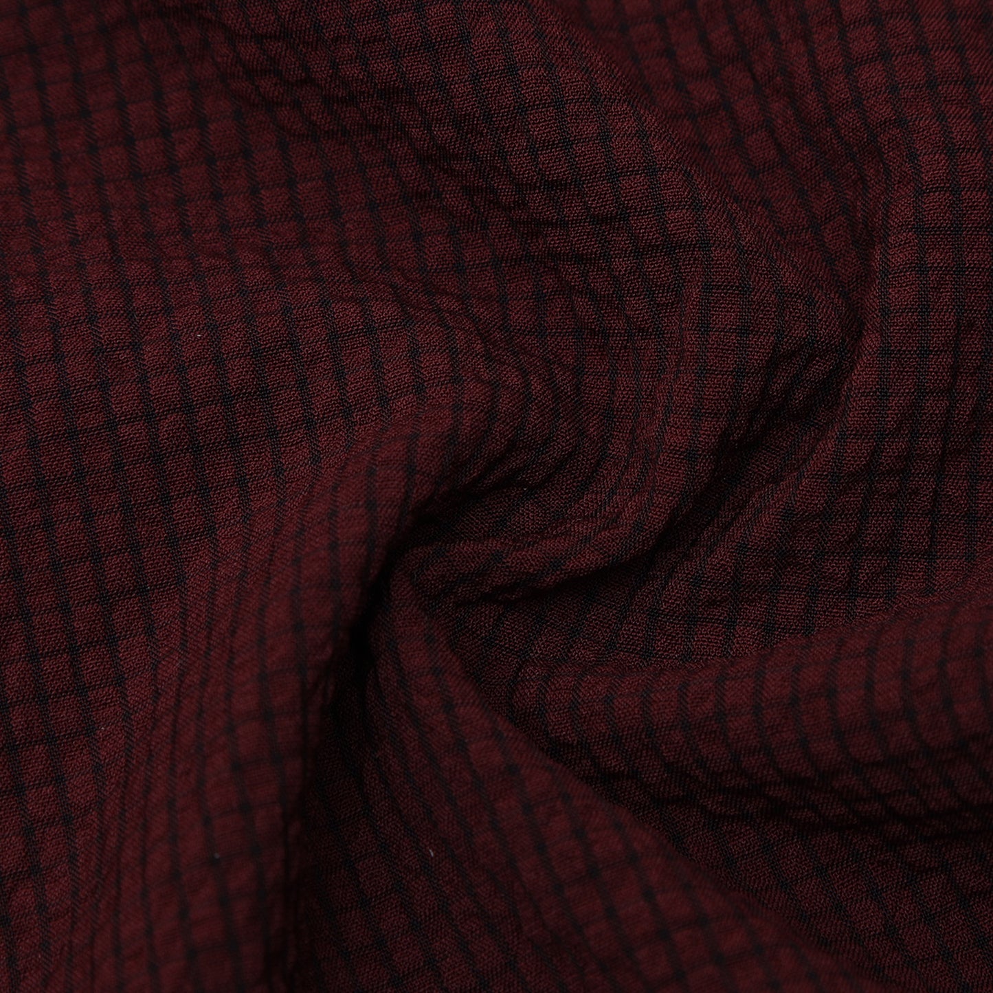 Maroon Solid Popcorn Shirt for Boys