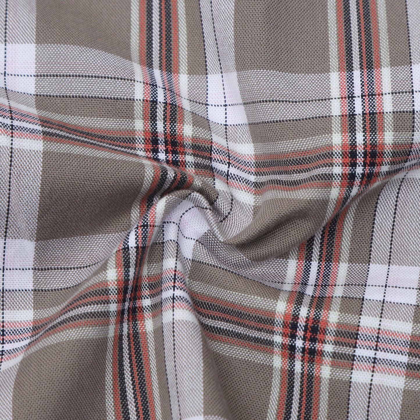 Sand Oxford Checks Shirt for Boys