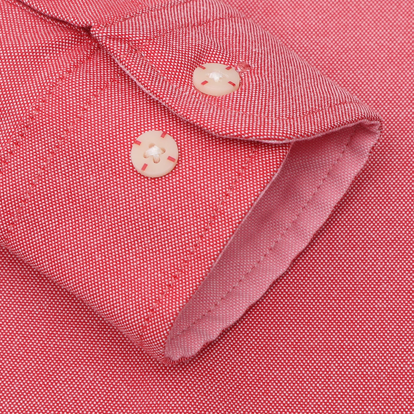 Red Oxford Solid Shirt for Boys