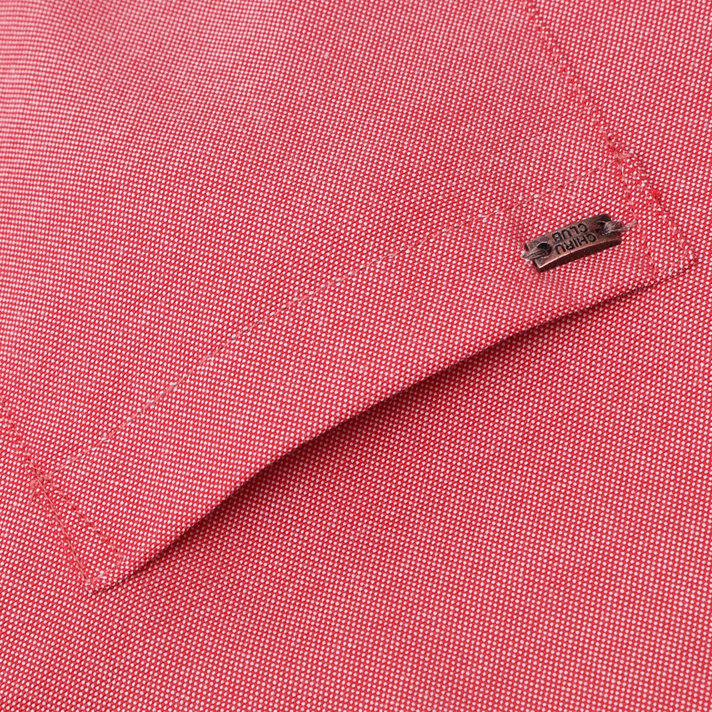 Red Oxford Solid Shirt for Boys