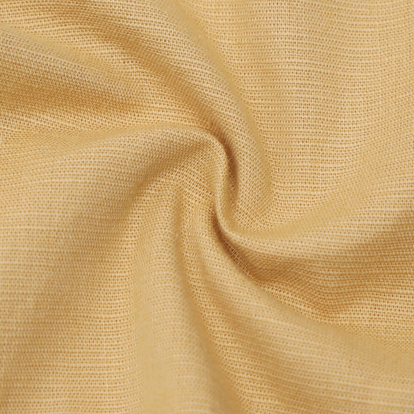 Gold Cotton Linen Solid Shirt for Boys