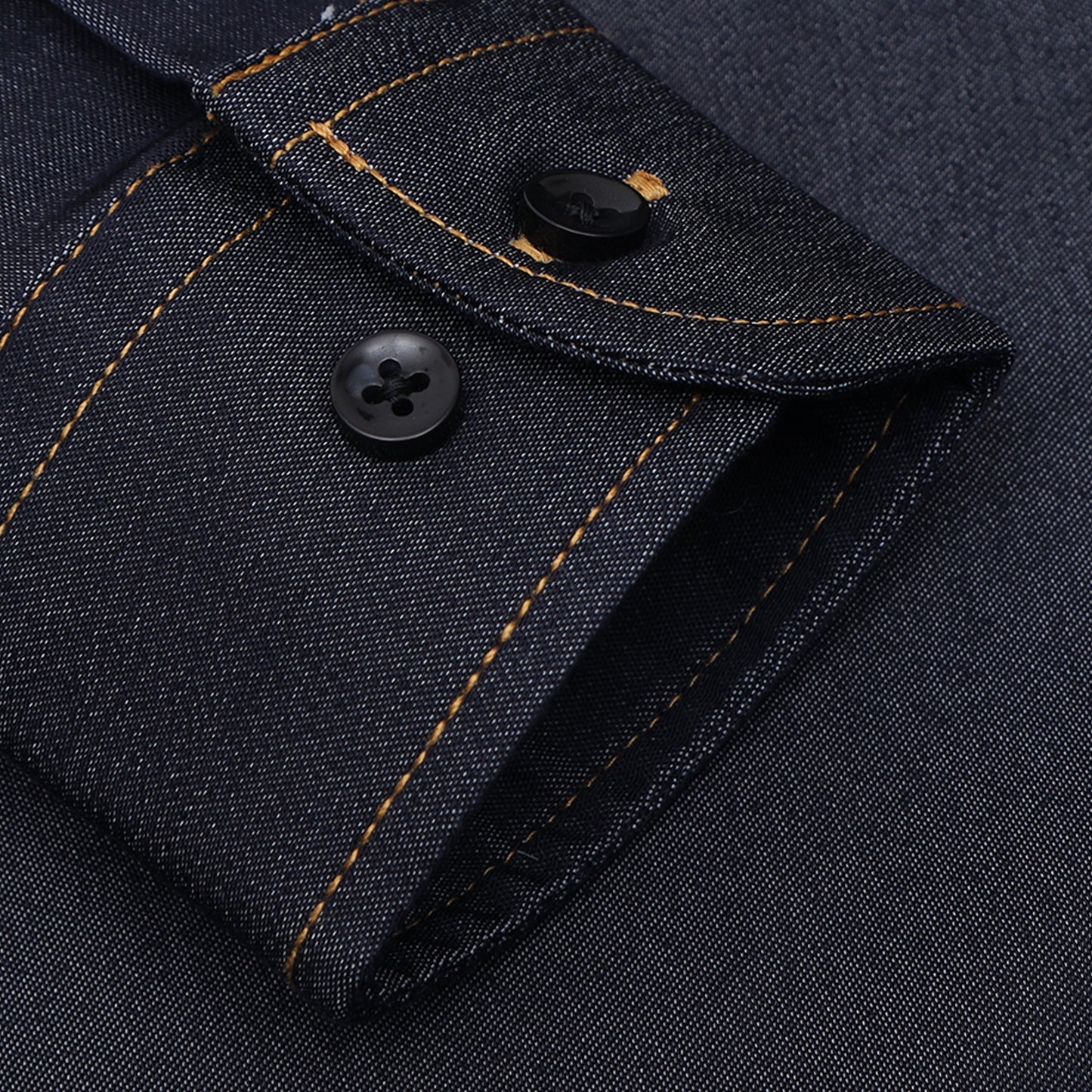 Grey Denim Lycra Solid Shirt for Boys