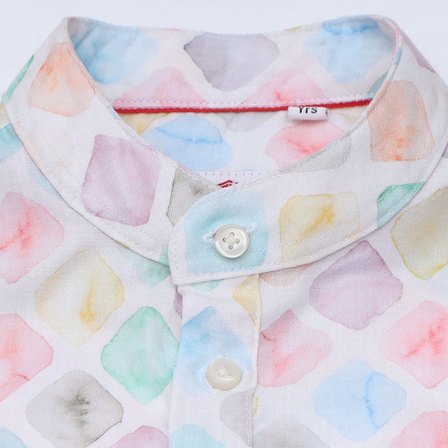 Pastel Multi Color Rayon Digital Printed Short Kurta