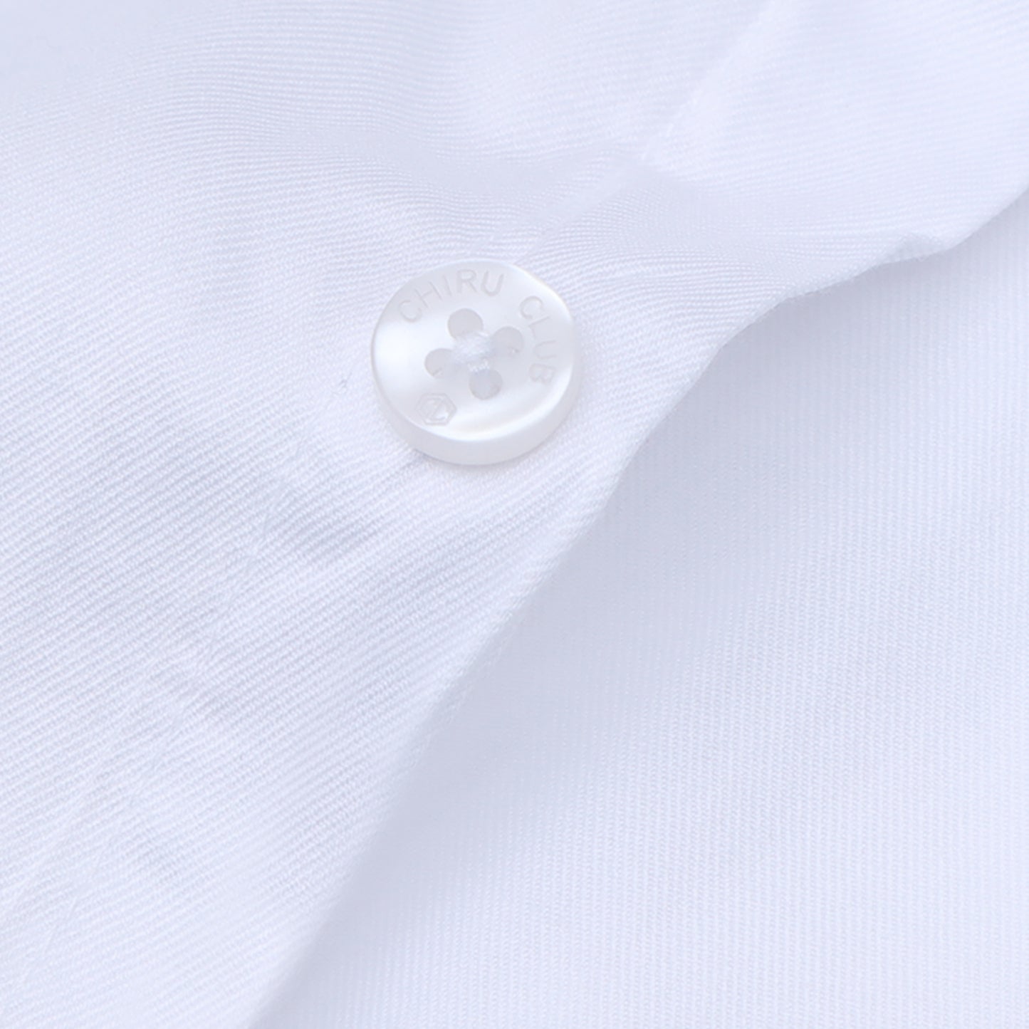 Pearl White Supima Cotton Solid Shirt for Boys