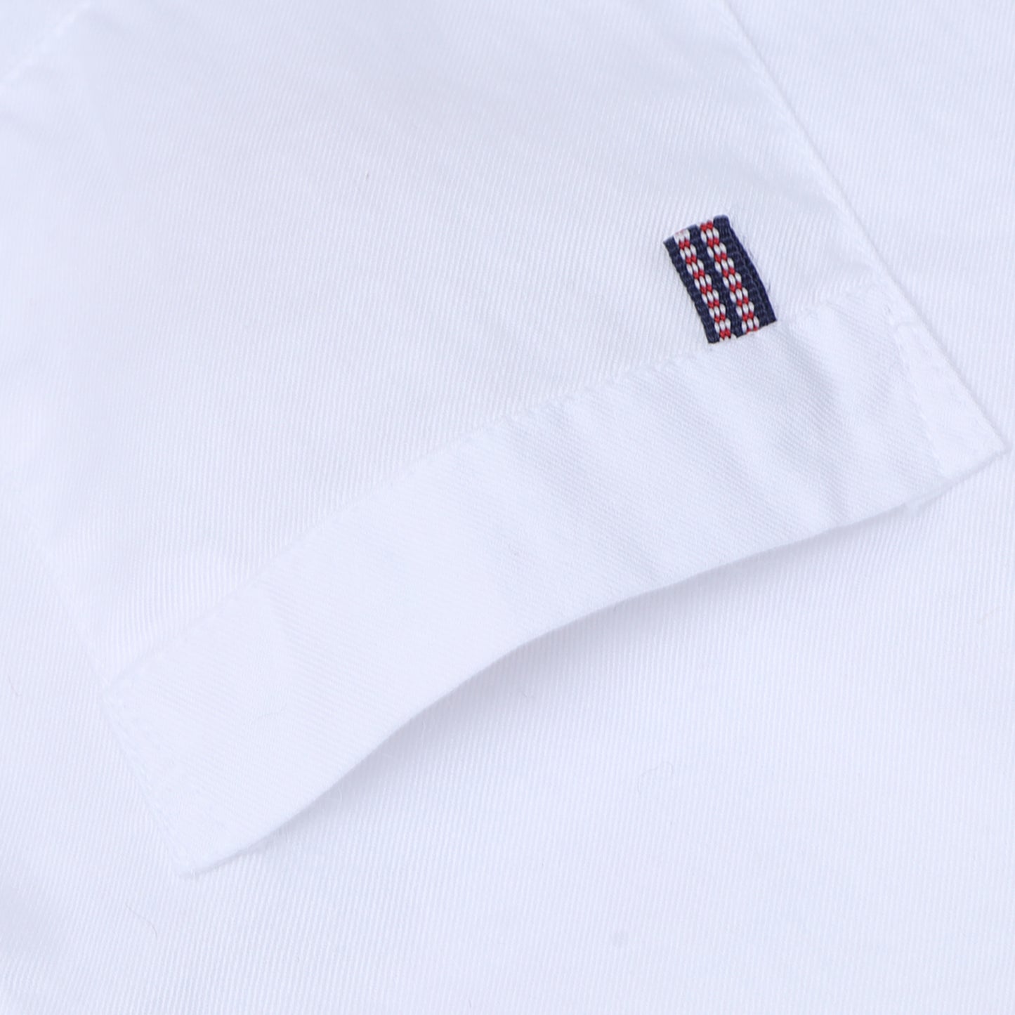 Pearl White Supima Cotton Solid Shirt for Boys