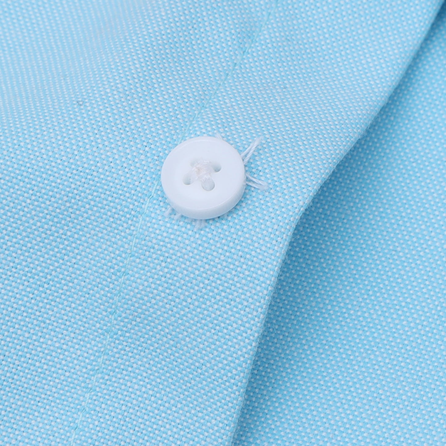 Aqua Blue Oxford Solid Shirt for Boys