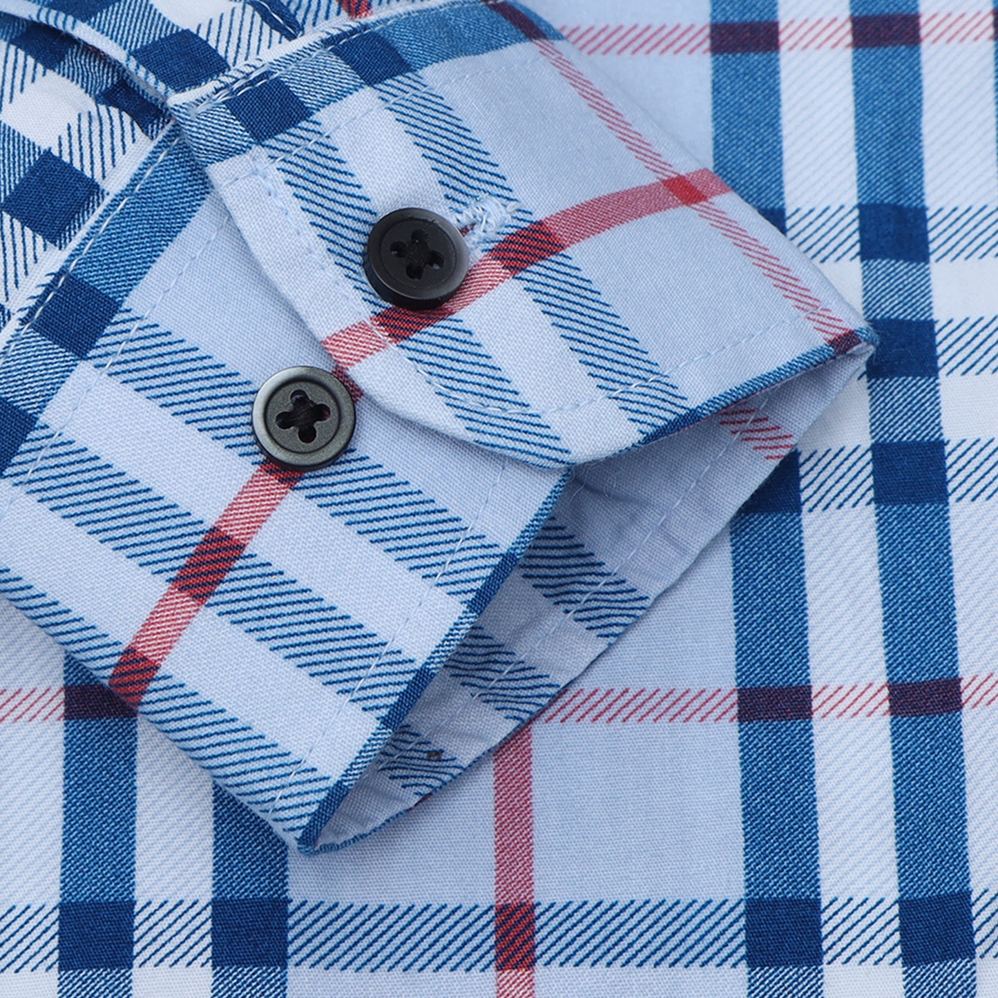 Powder Blue Laffer Checks Shirt for Boys