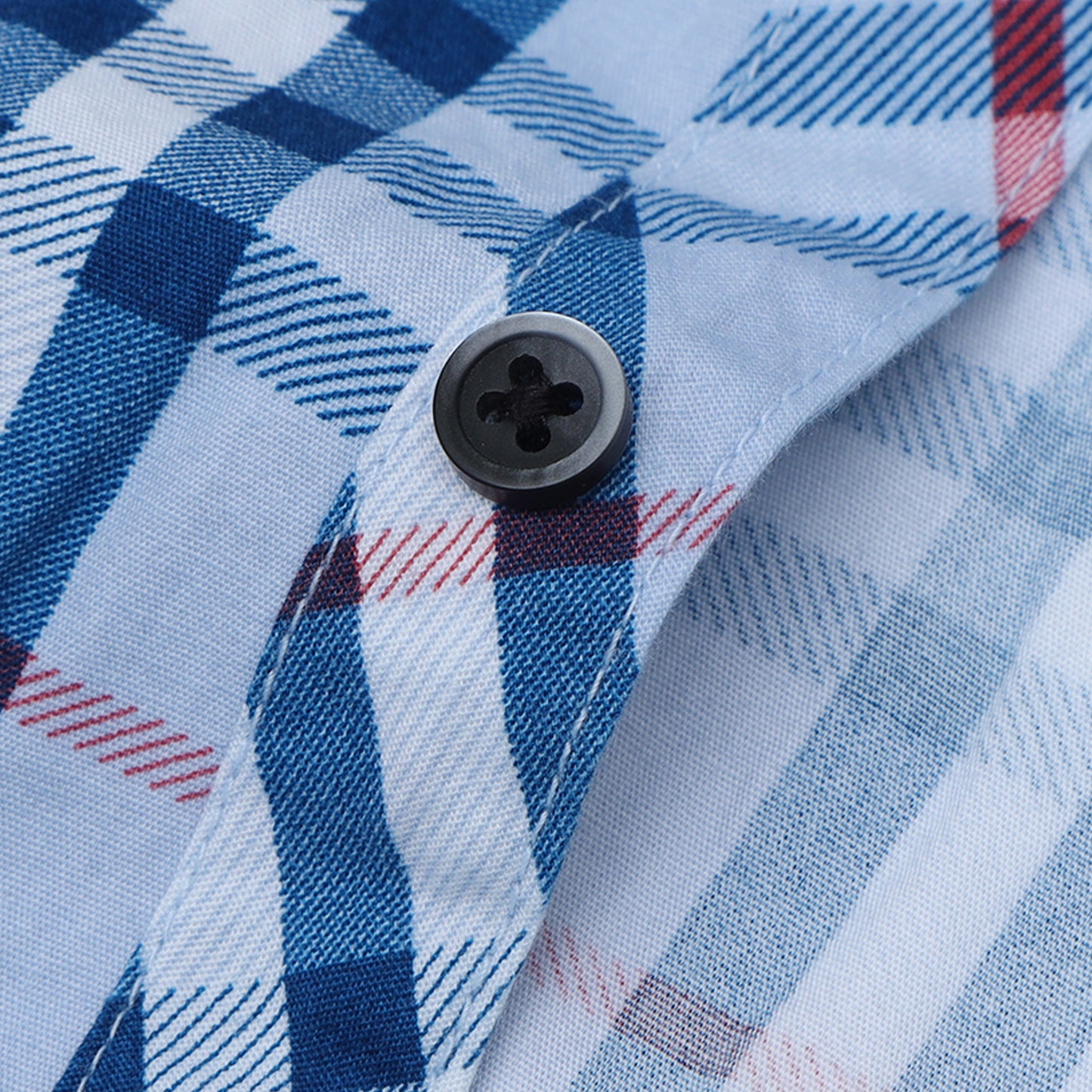 Powder Blue Laffer Checks Shirt for Boys