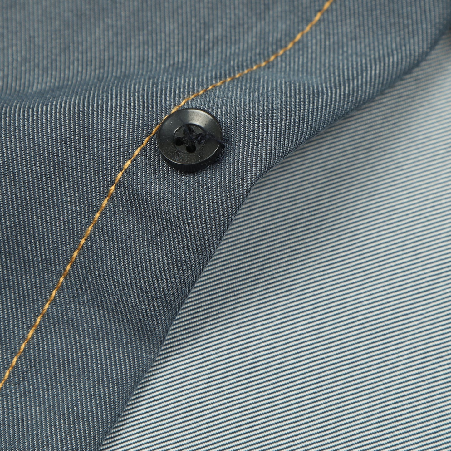 Bluish Grey Denim Lycra Solid Shirt For Boys