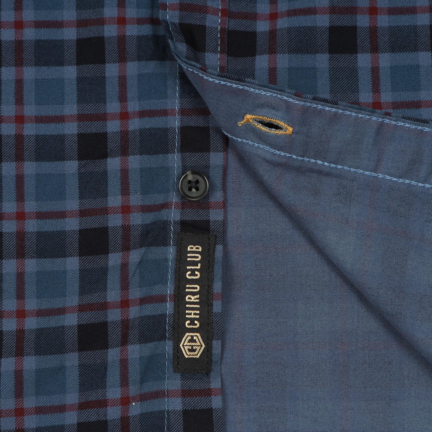 Blue Laffer Checks Shirt For Boys