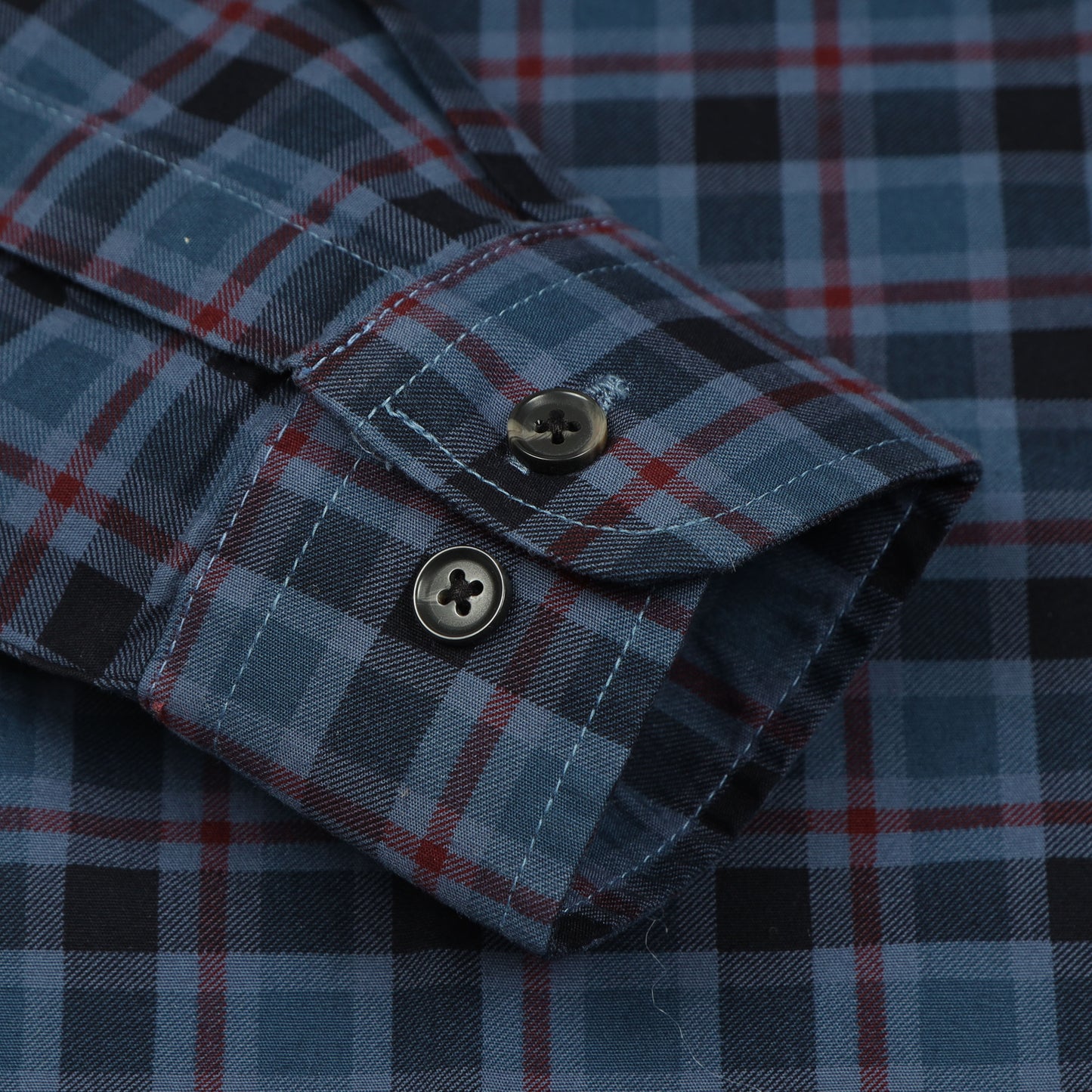 Blue Laffer Checks Shirt For Boys