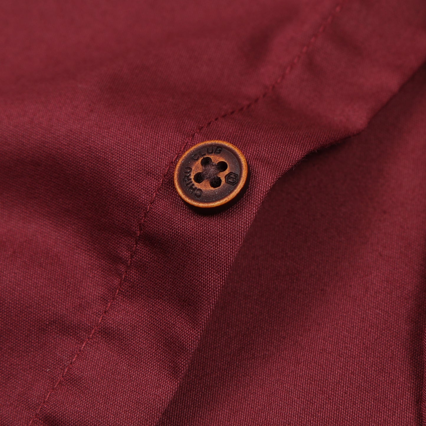 Maroon Solid Shirt For Boys