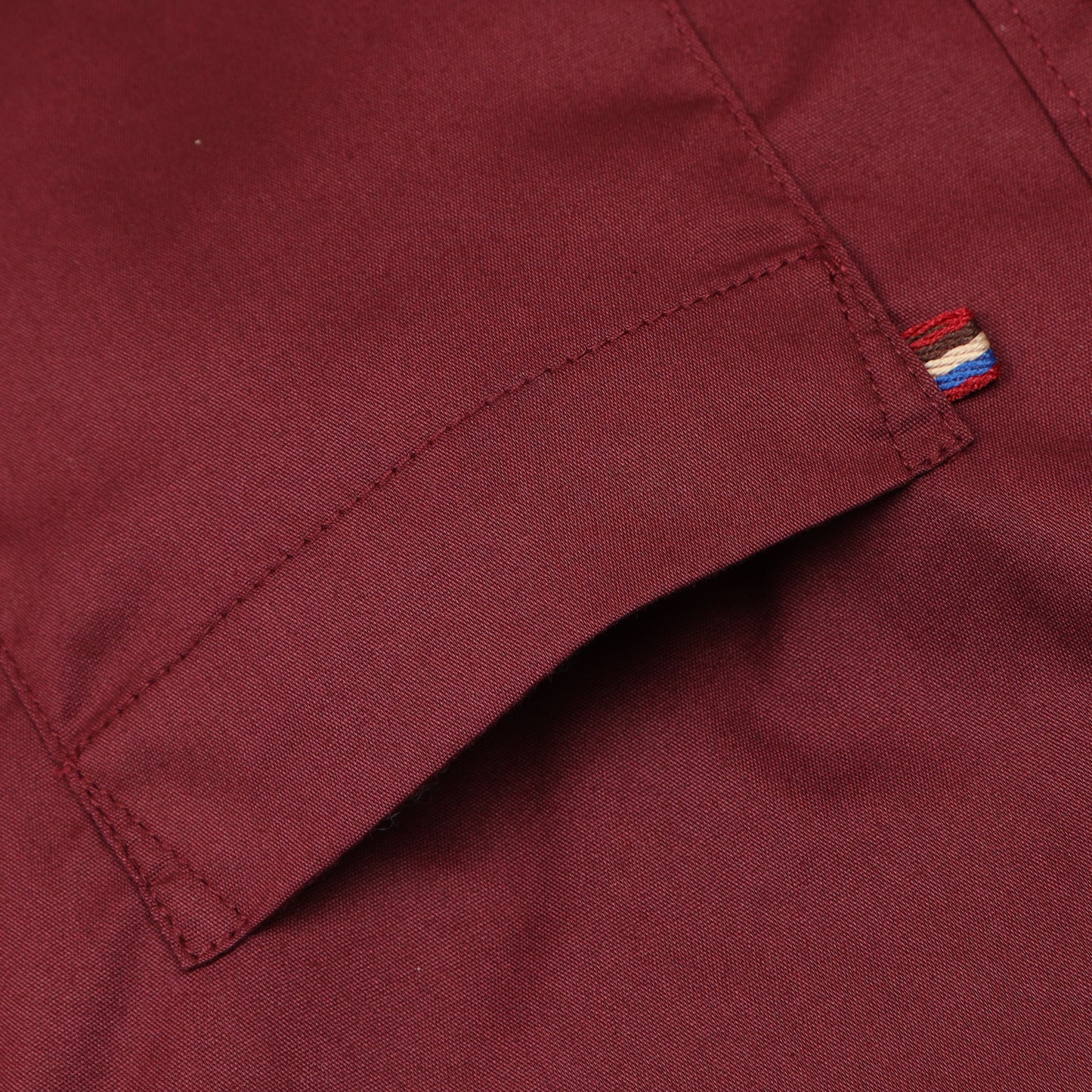 Maroon Solid Shirt For Boys
