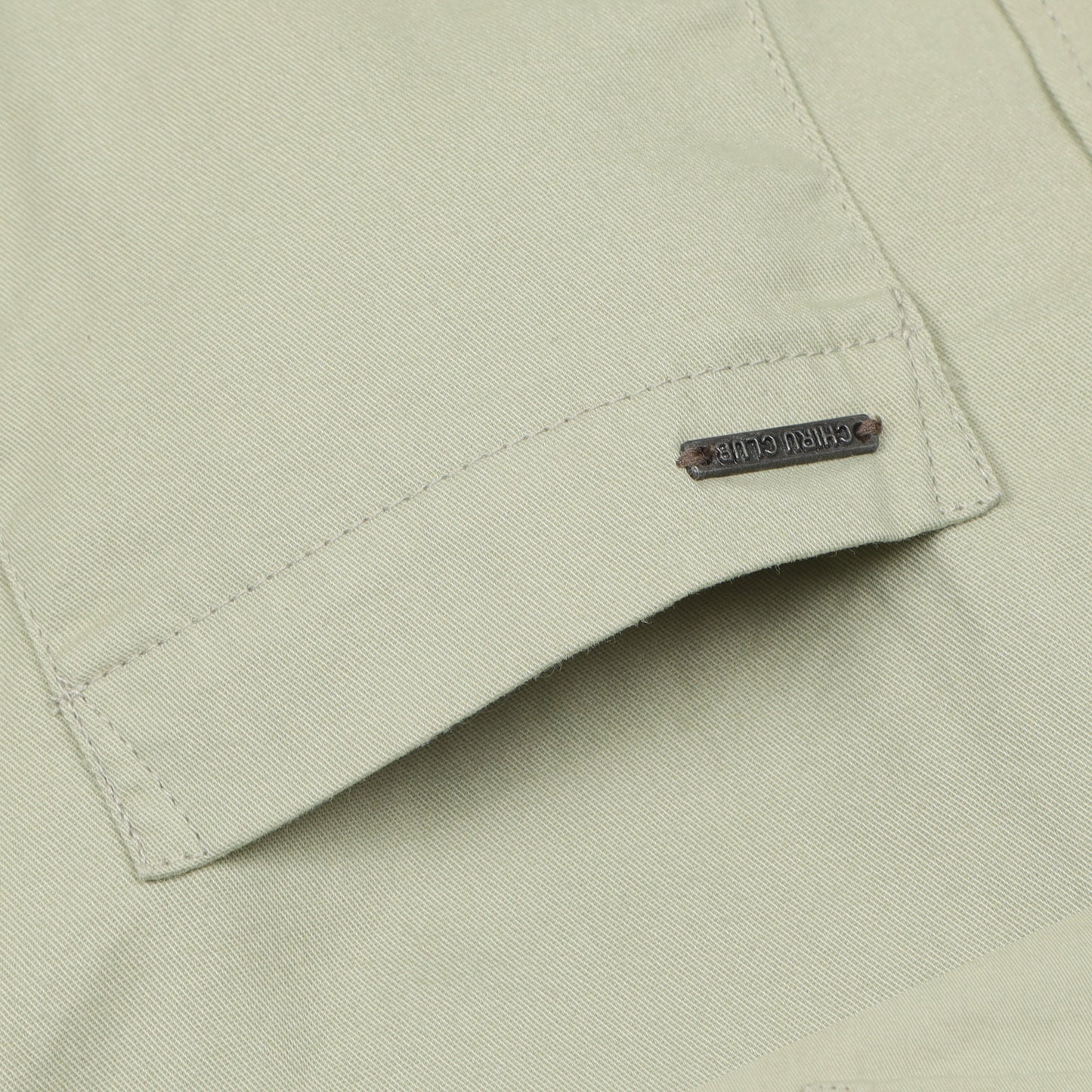 Pista Twill Leather Finish Solid Shirt For Boys