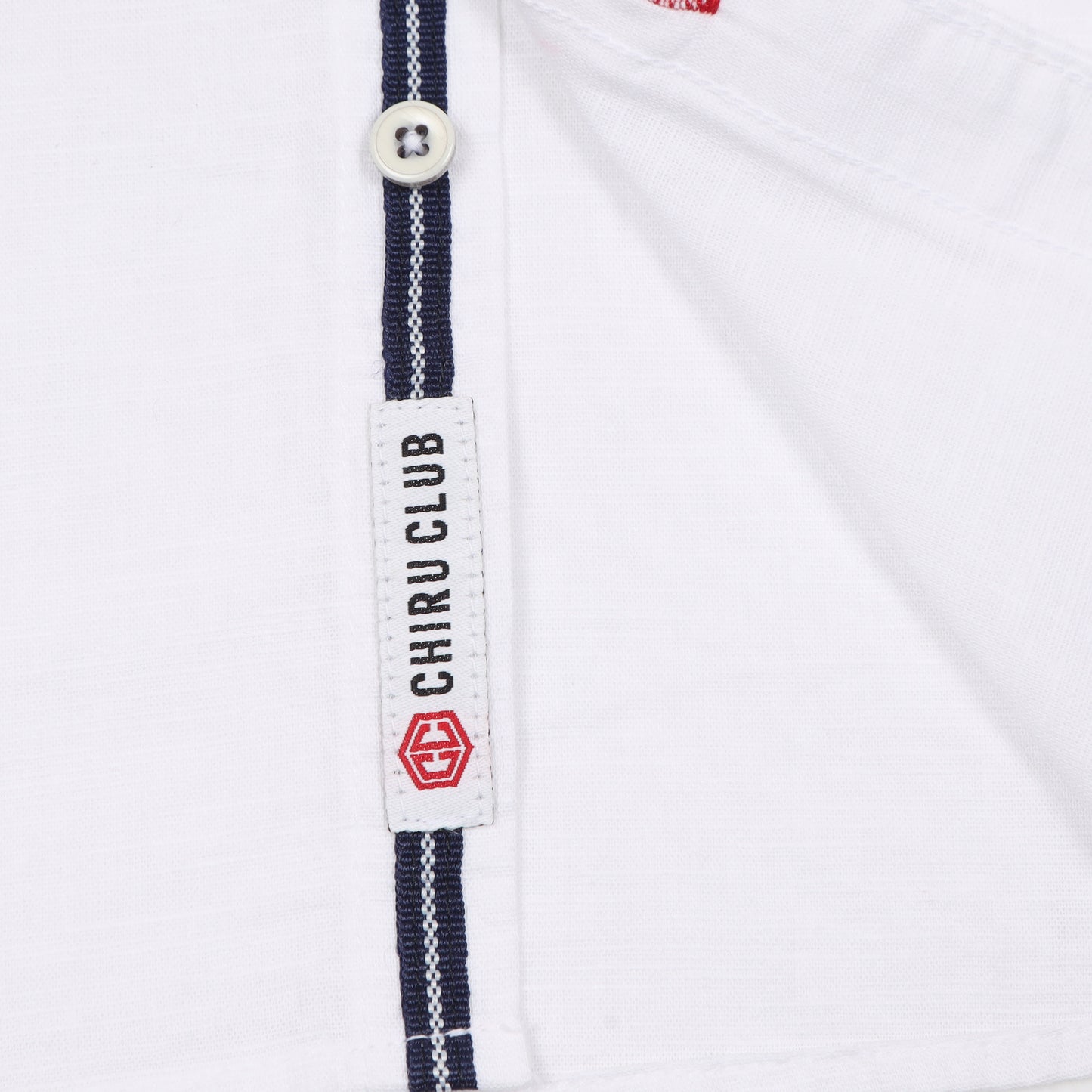 White Cotton Linen Solid Shirt For Boys