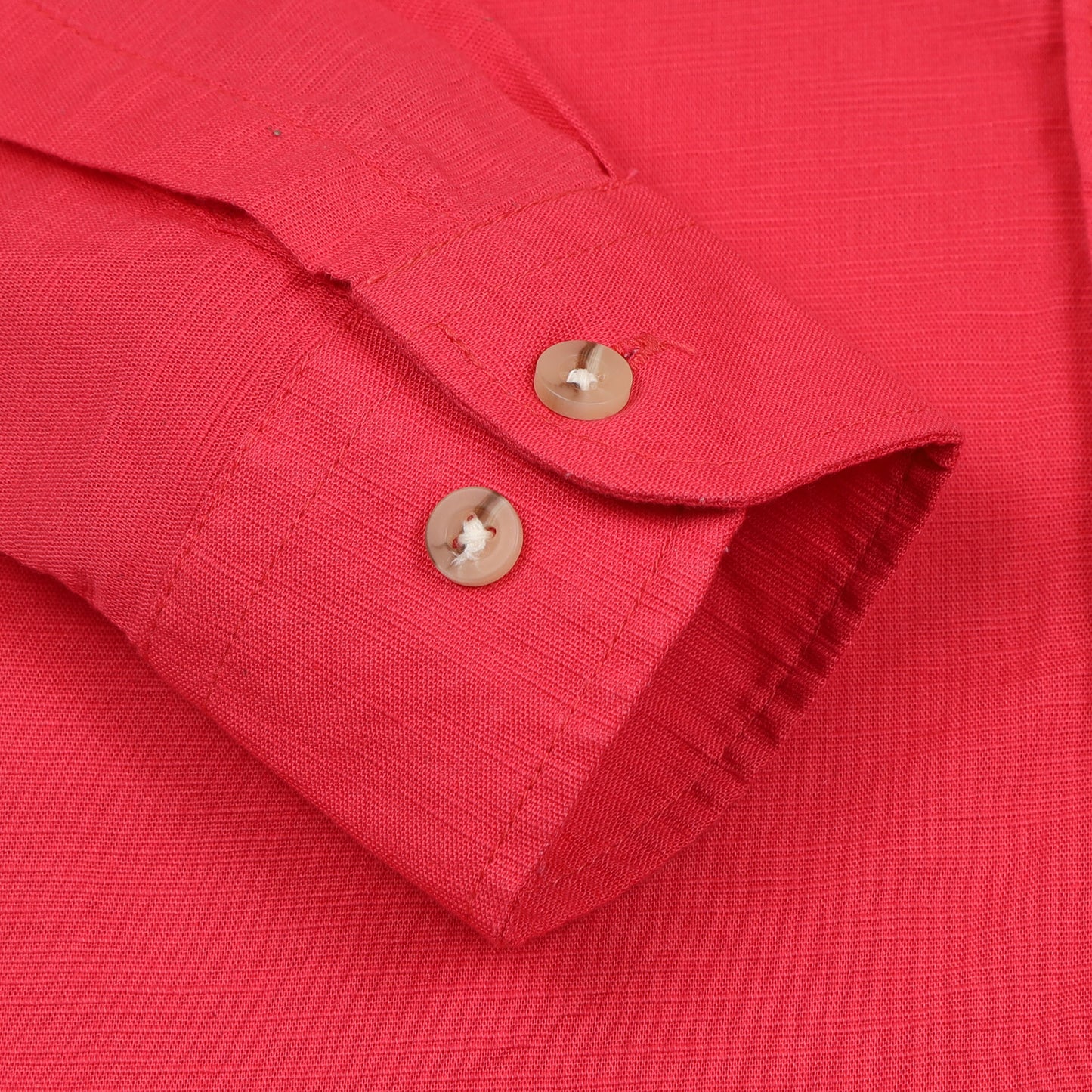 Rani Pink Cotton Linen Shirt For Boys