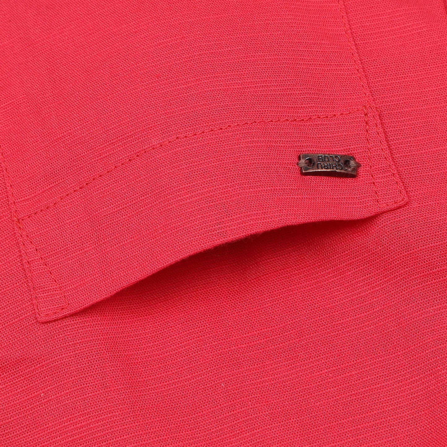 Rani Pink Cotton Linen Shirt For Boys