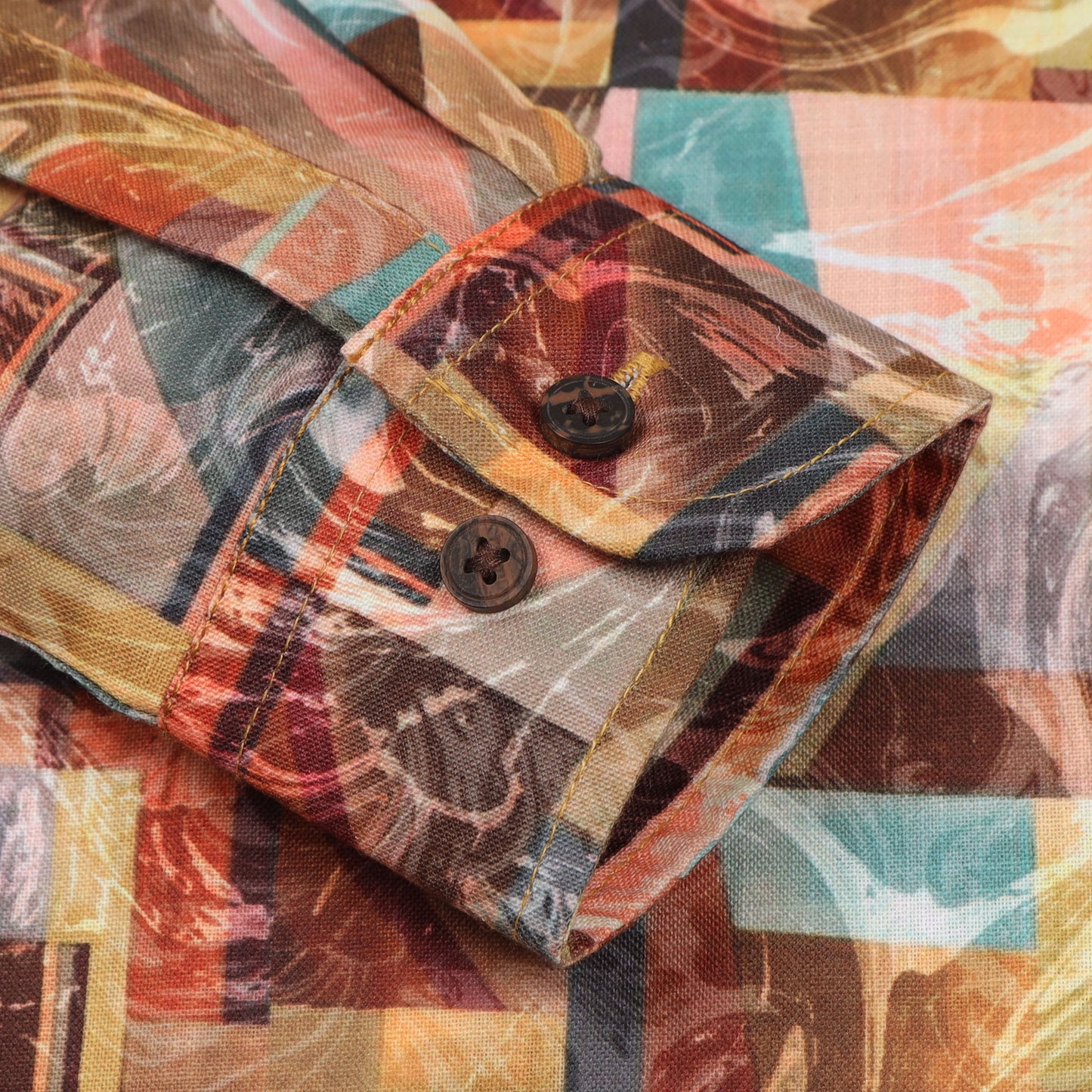 Multi Colour Digital Printed Rayon Shirt For Boys